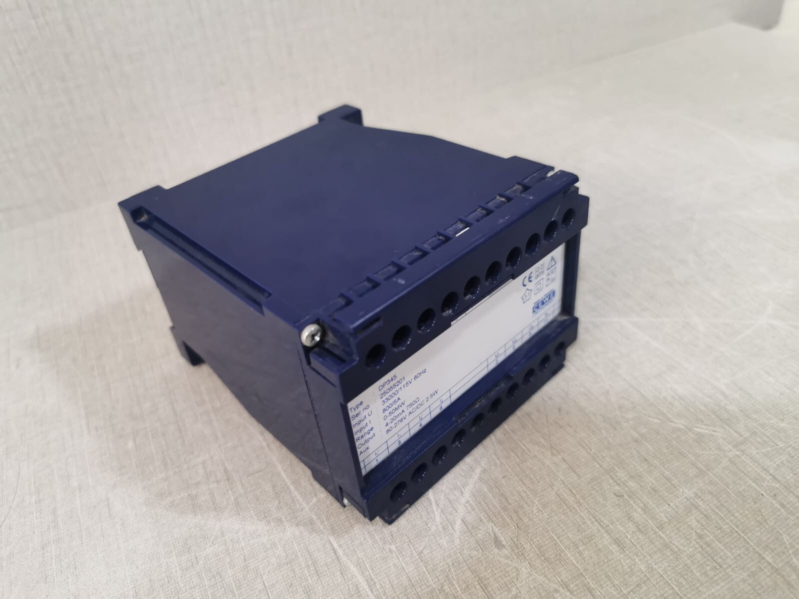 CEWE DP345 CEWE DP345 Transducer Input I 800/5A 3
