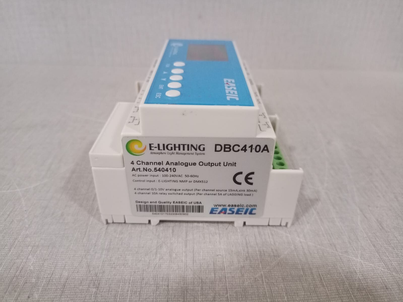EASEIC E-LIGHTING 540410 EASEIC E-LIGHTING DBC410A 4 Channel Analogue Output Unit 540410 2