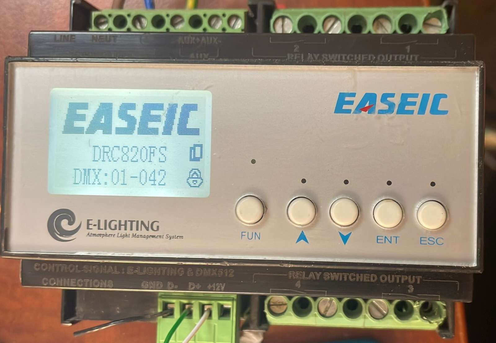 EASEIC E-LIGHTING DRC820F 8 Channel Relay Switched Output Unit 550820 (SLAVE)