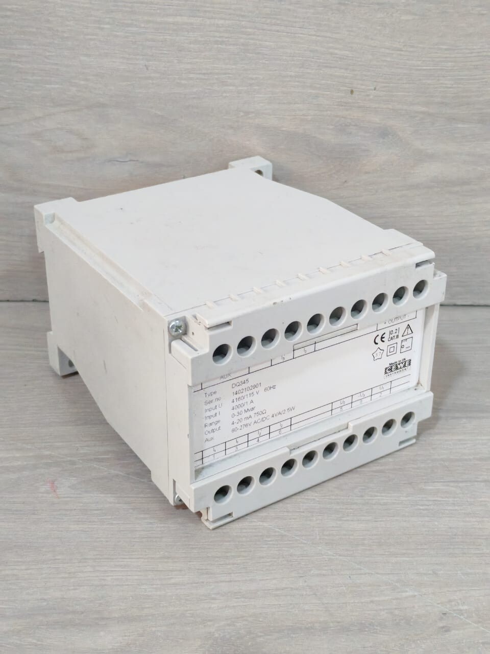 CEWE INSTRUMENT DQ345 CEWE INSTRUMENT DQ345 POWER TRANSDUCER 4