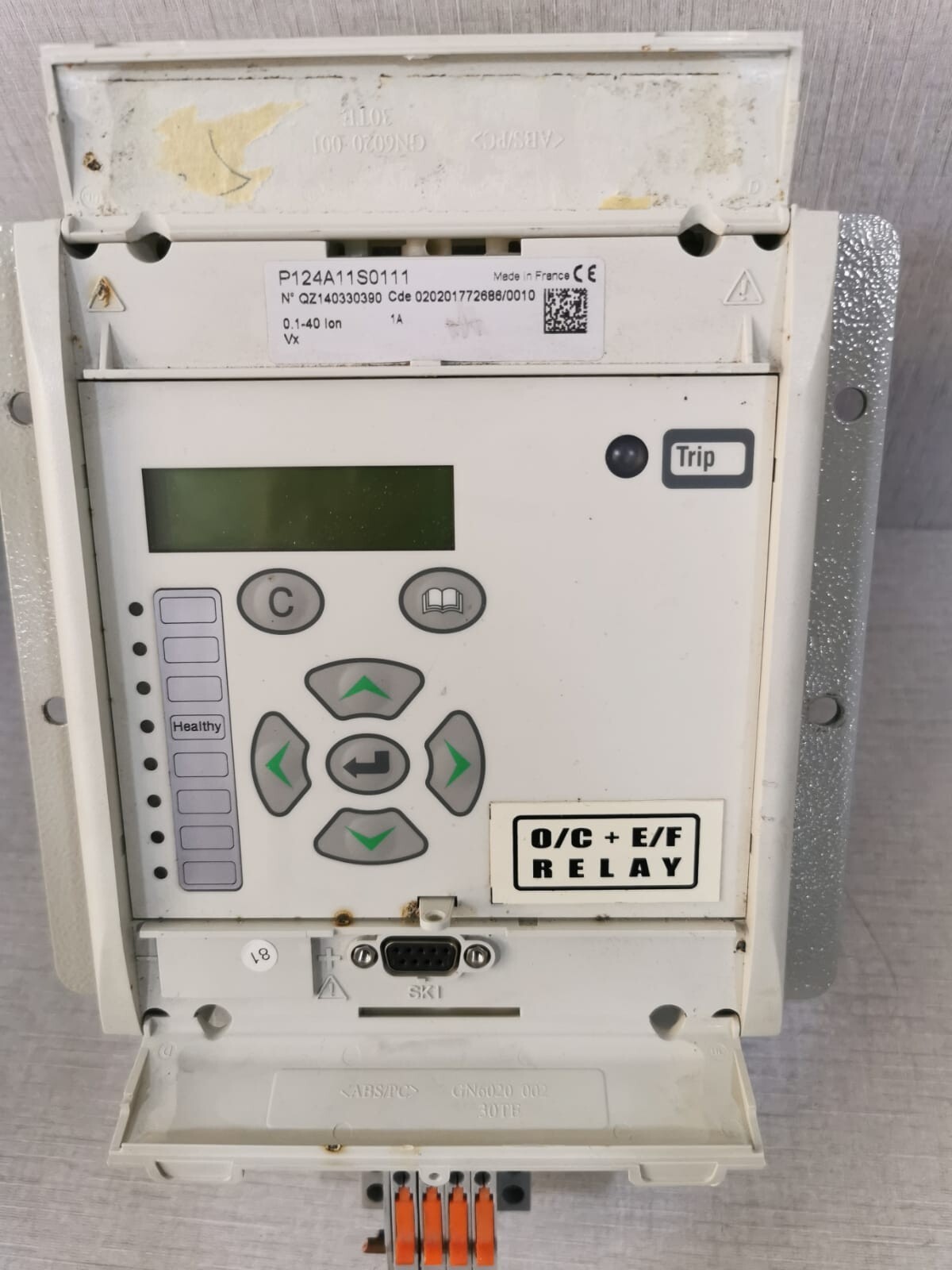 MICOM P124A11S0111 MiCOM Areva P124 Protection Relay P124A11S0111 - WITH DAMAGED PART 5