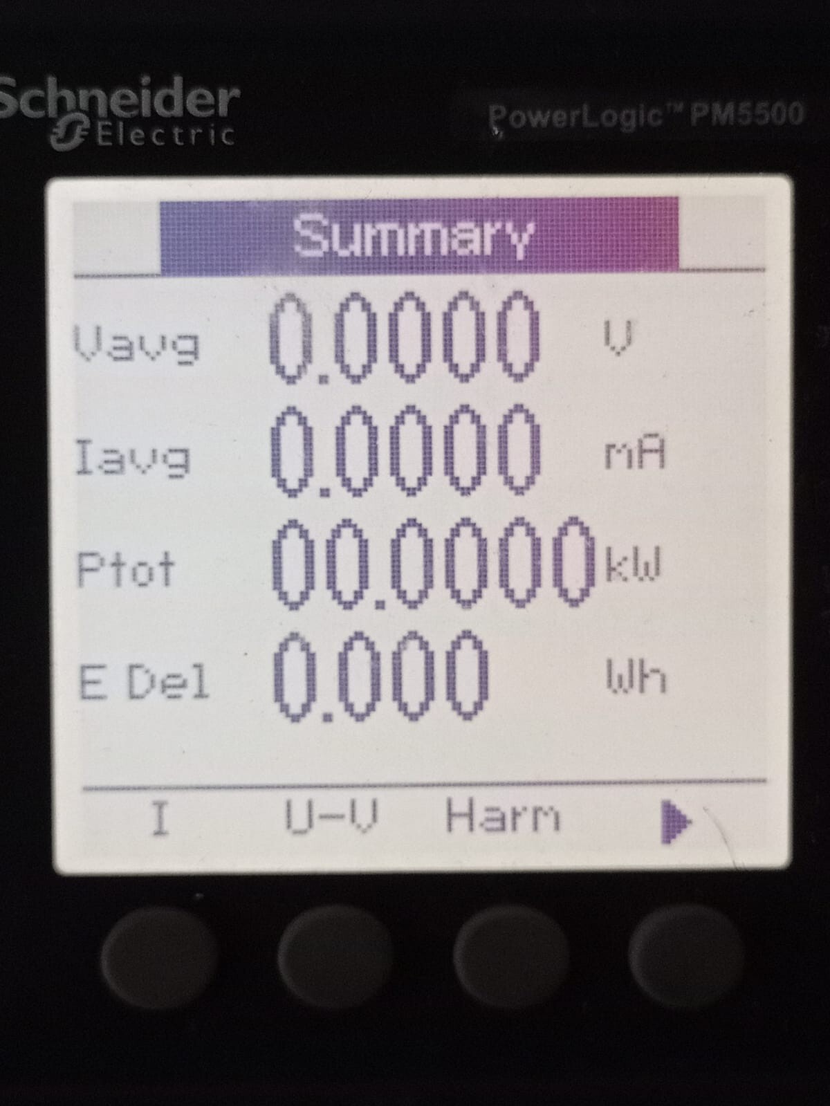 Schneider Electric METSEPM5560 Schneider Electric PM5500 Power Logic METSEPM5560 (Screen Scratched) 2