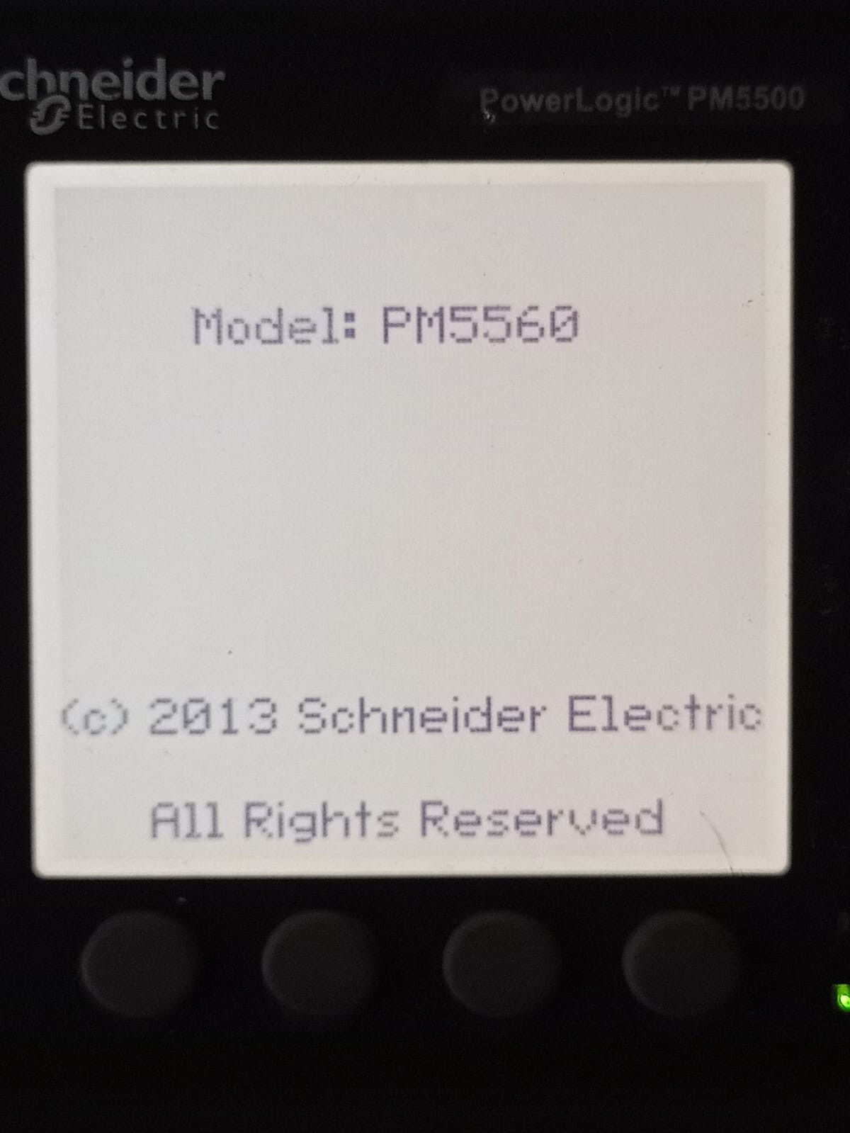 Schneider Electric METSEPM5560 Schneider Electric PM5500 Power Logic METSEPM5560 (Screen Scratched) 4