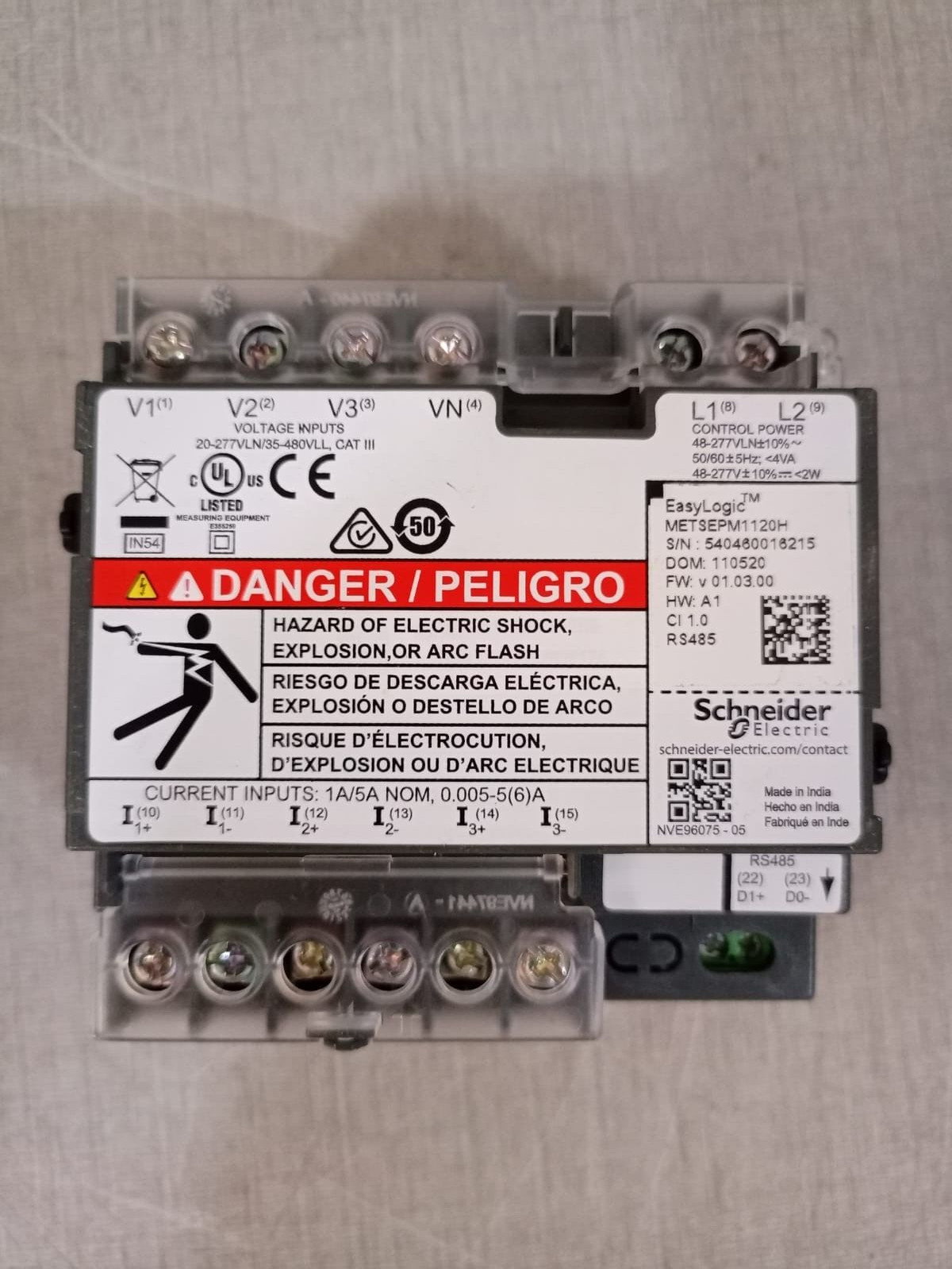 Schneider Electric METSEPM1120H Schneider Electric PM1120H Power Meter METSEPM1120H 2