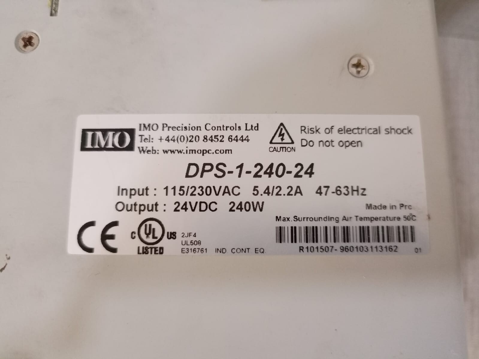 IMO DPS-1-240-24 IMO DPS-1-240-24 Power Supply 3