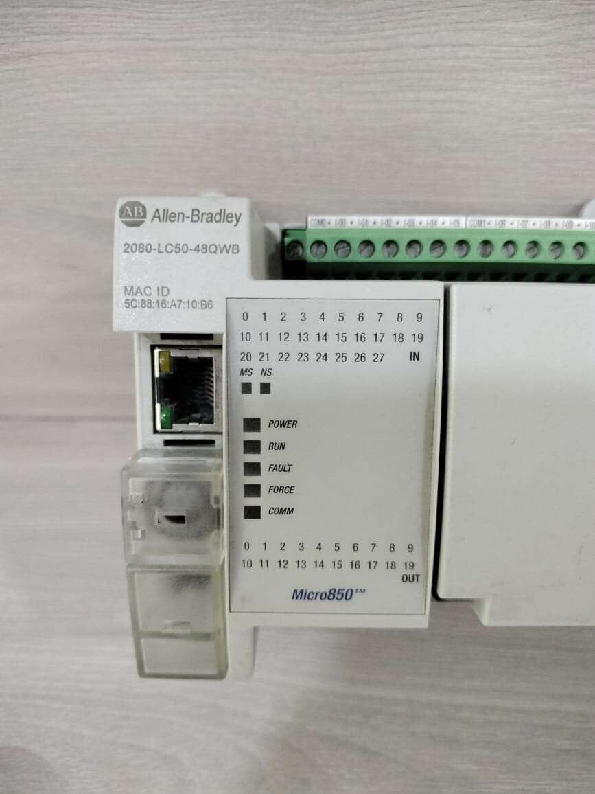 Allen-Bradley 280-LC50-48QWB Allen Bradley Micro 850 Controller 280-LC50-48QWB SER A FW 12.001 3