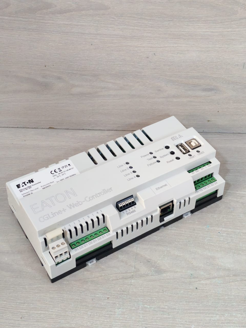 EATON CGLine+Web-Controller 400 71 361 050 EATON CGLine+Web-Controller 400 71 361 050 Software Rev,Level D Z1005.G/Z1000.G 5