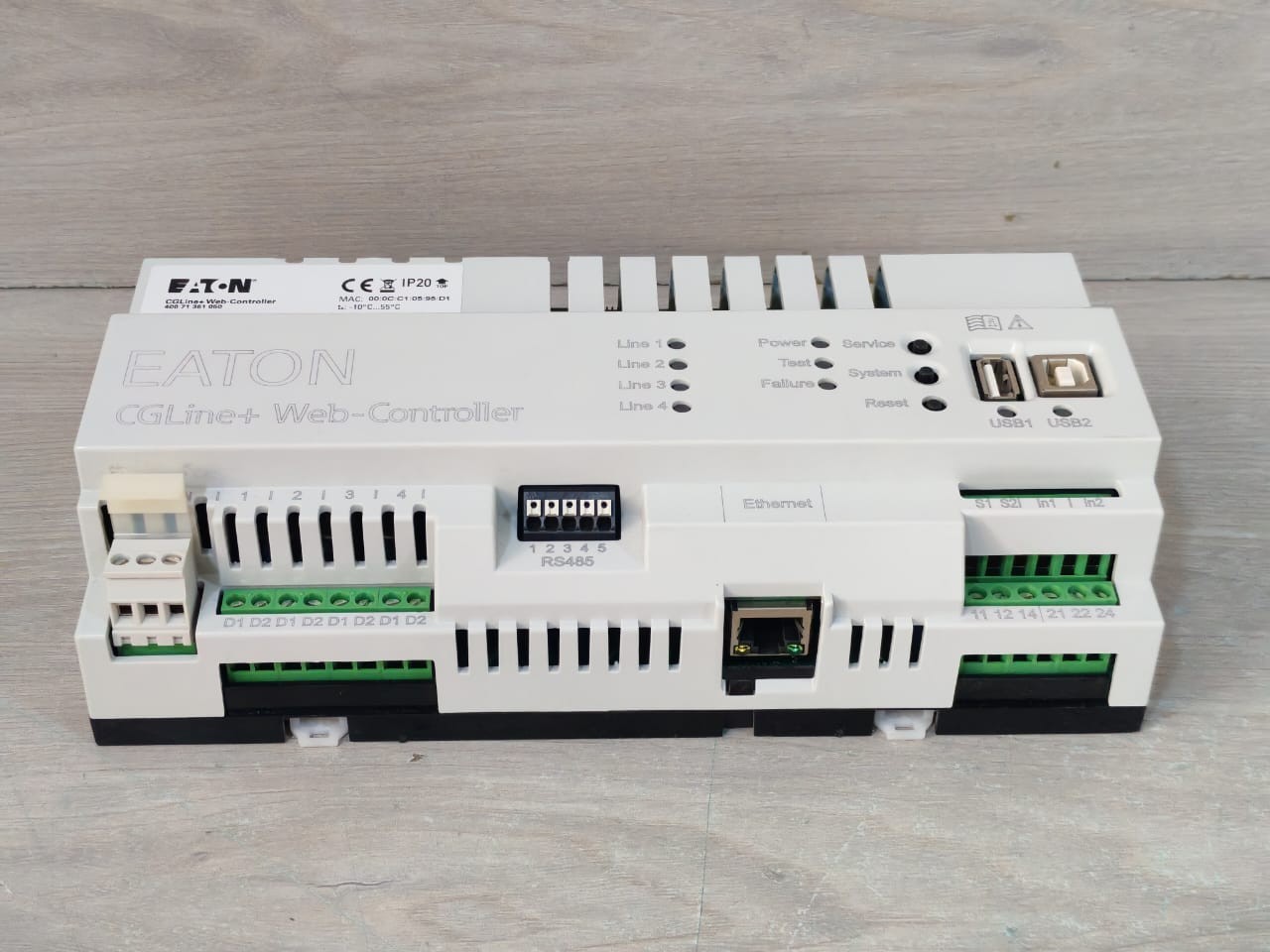 EATON CGLine+Web-Controller 400 71 361 050 EATON CGLine+Web-Controller 400 71 361 050 Software Rev,Level D Z1005.G/Z1000.G 9