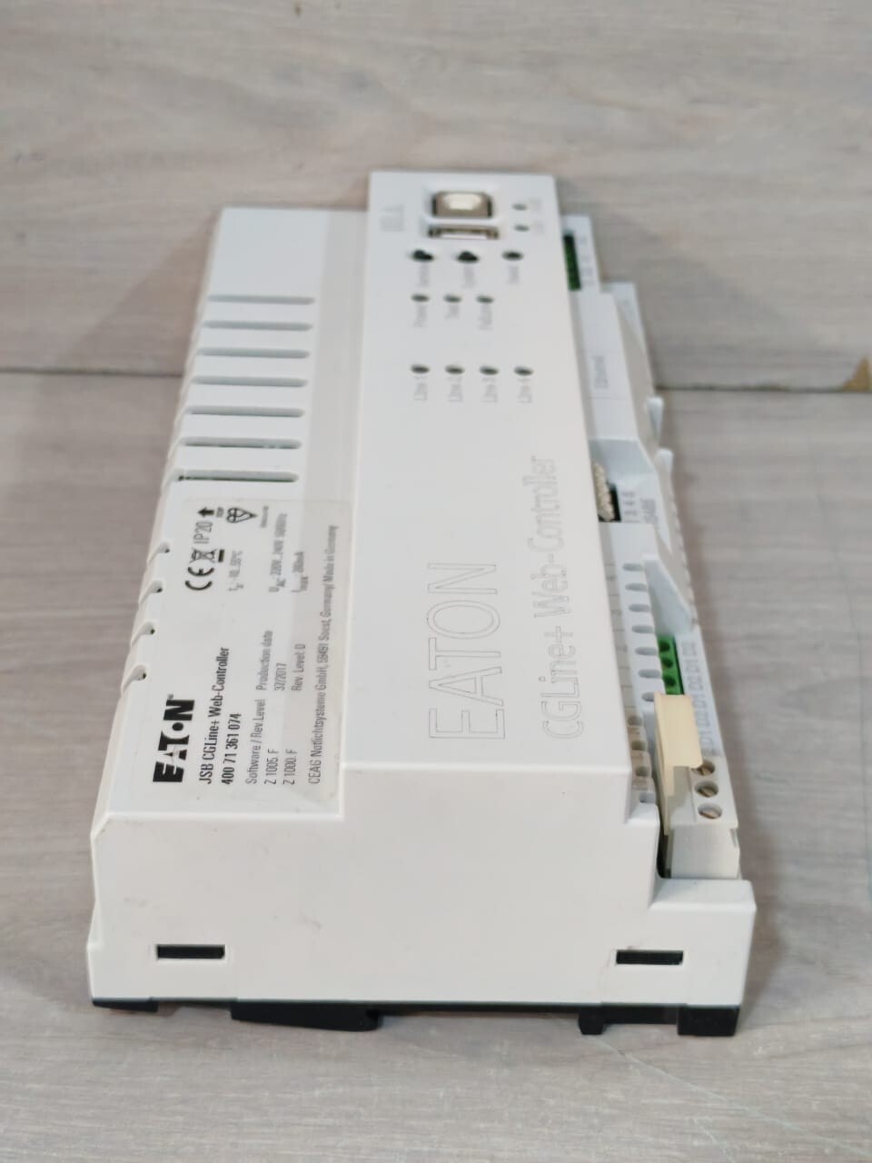 EATON Z1005.F / Z 1000.F REV.D EATON JSB CGLine+Web-Controller 400 71 361 074 Software Rev,Level Z1005.F REV.D 5