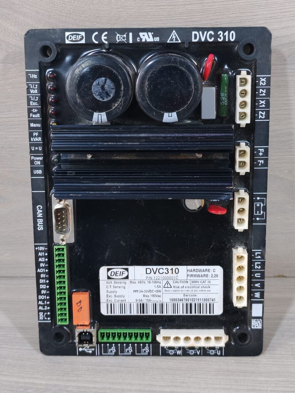 DEIF DVC310 Digital Voltage Controller 1221000001C