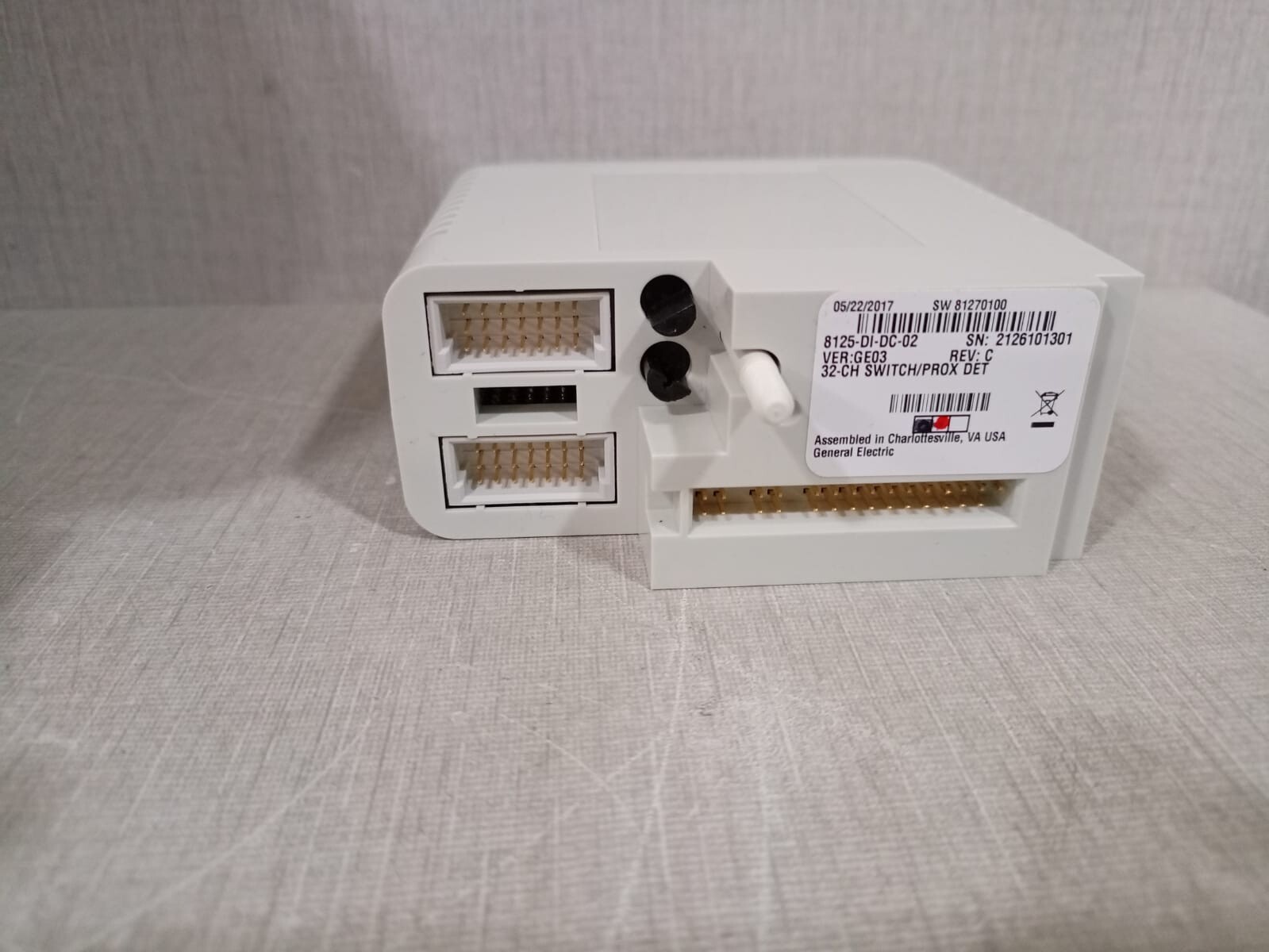 GE FANUC 8125-DI-DC GE Fanuc 8125-DI-DC VER.GE03 REV.C 32-Channel Switch Proximity Detector 8000 I/O 7