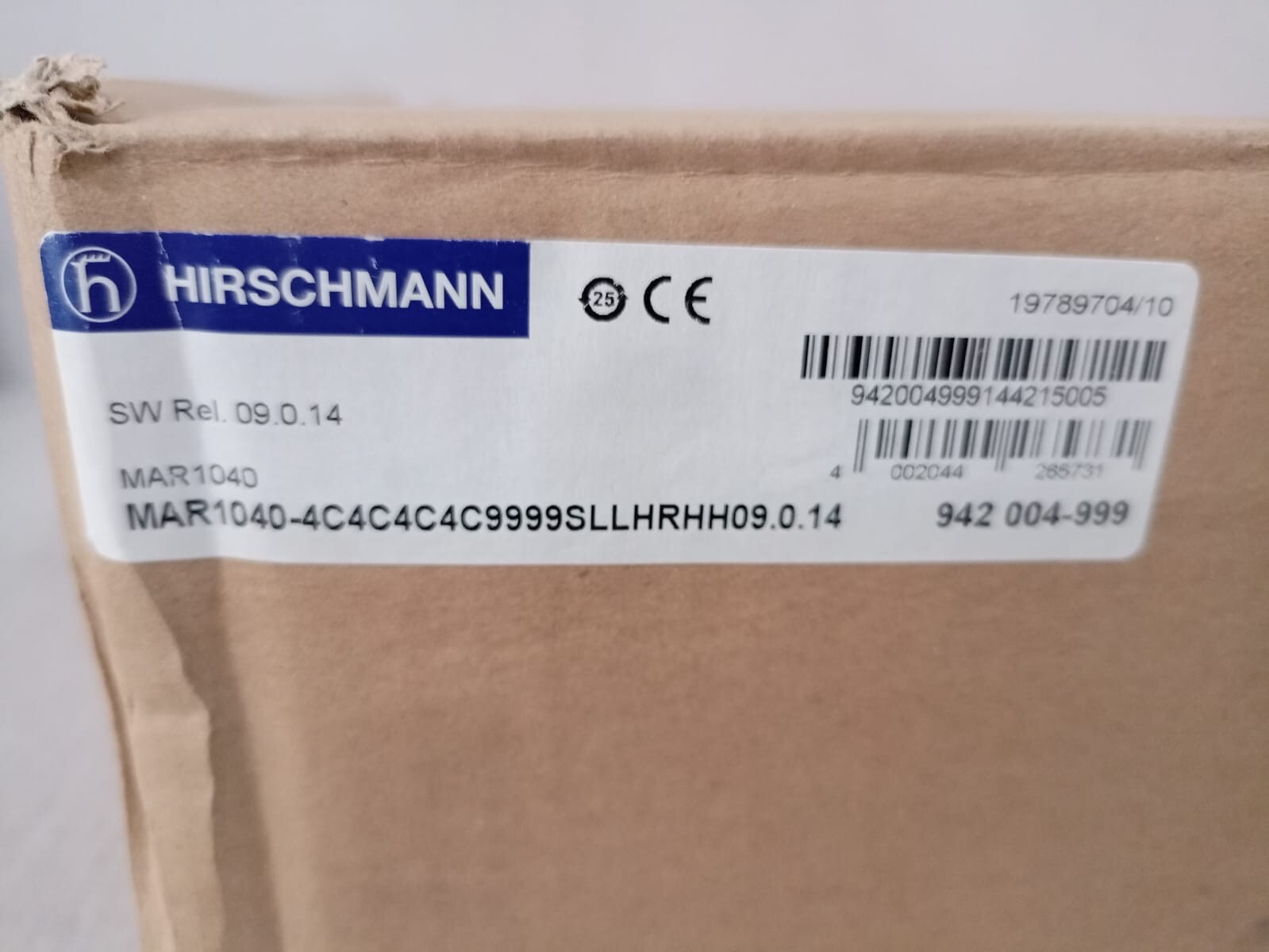Hirschmann MAR1040-4C4C4C4C9999SLLHRHH09.0.14 Hirschmann MAR1040 INDUSTRIAL ETHERNET MAR1040-4C4C4C4C9999SLLHRHH09 0.14 9