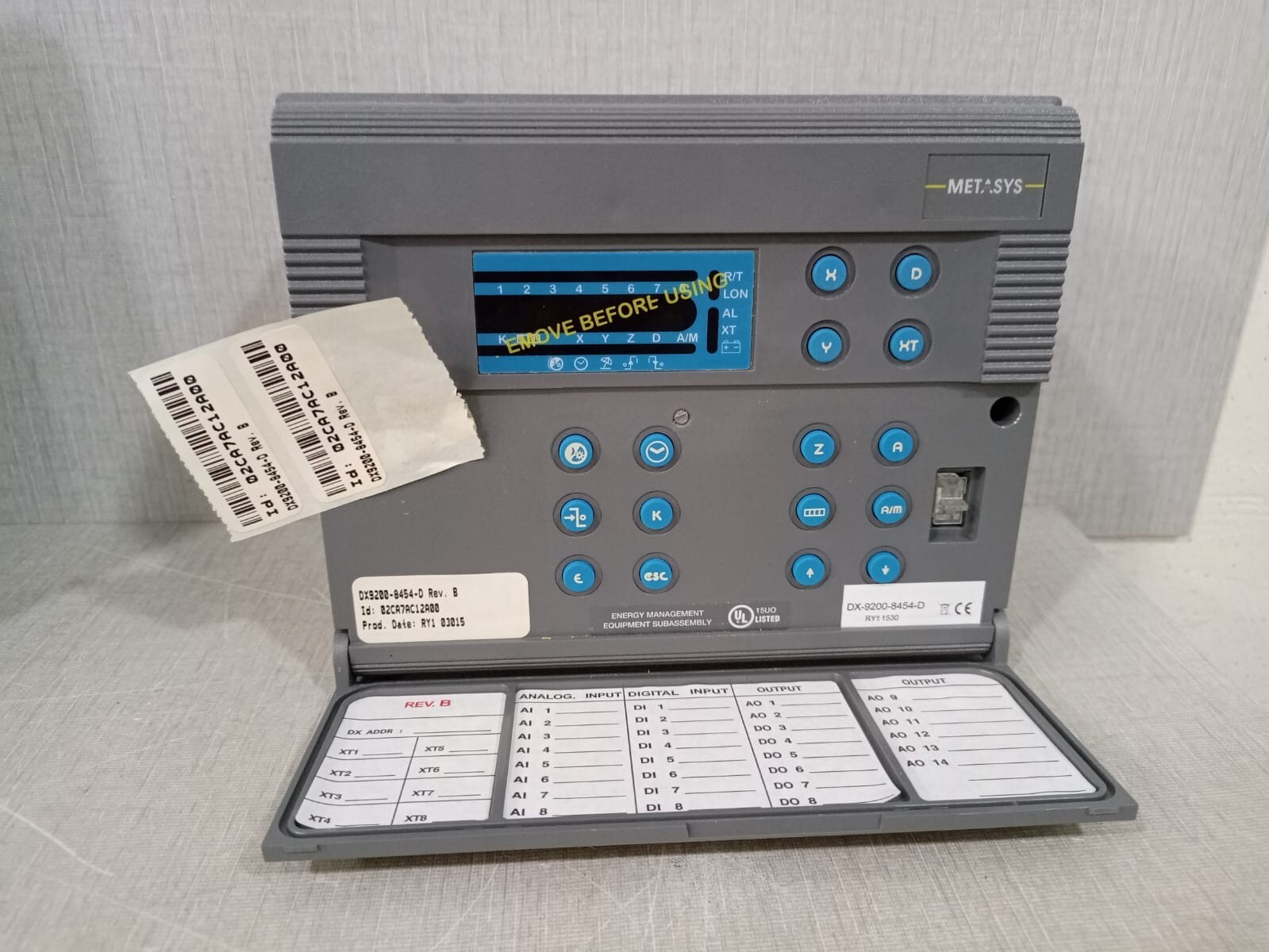 Johnson Controls DX9200-8454-D JOHNSON CONTROLS DX-9200-8454-D 3