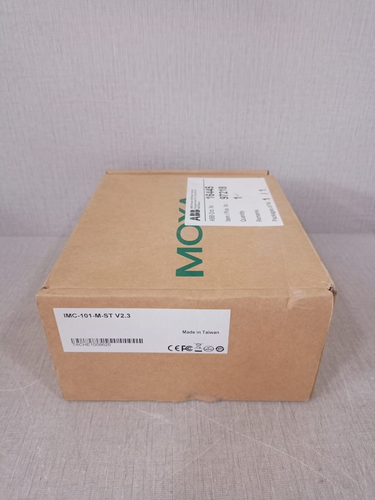 Moxa IMC-101-M-ST MOXA IMC-101-M-ST V2.3 INDUSTRIAL MEDIA CONVERTER - W/O ORIGINAL BOX 8