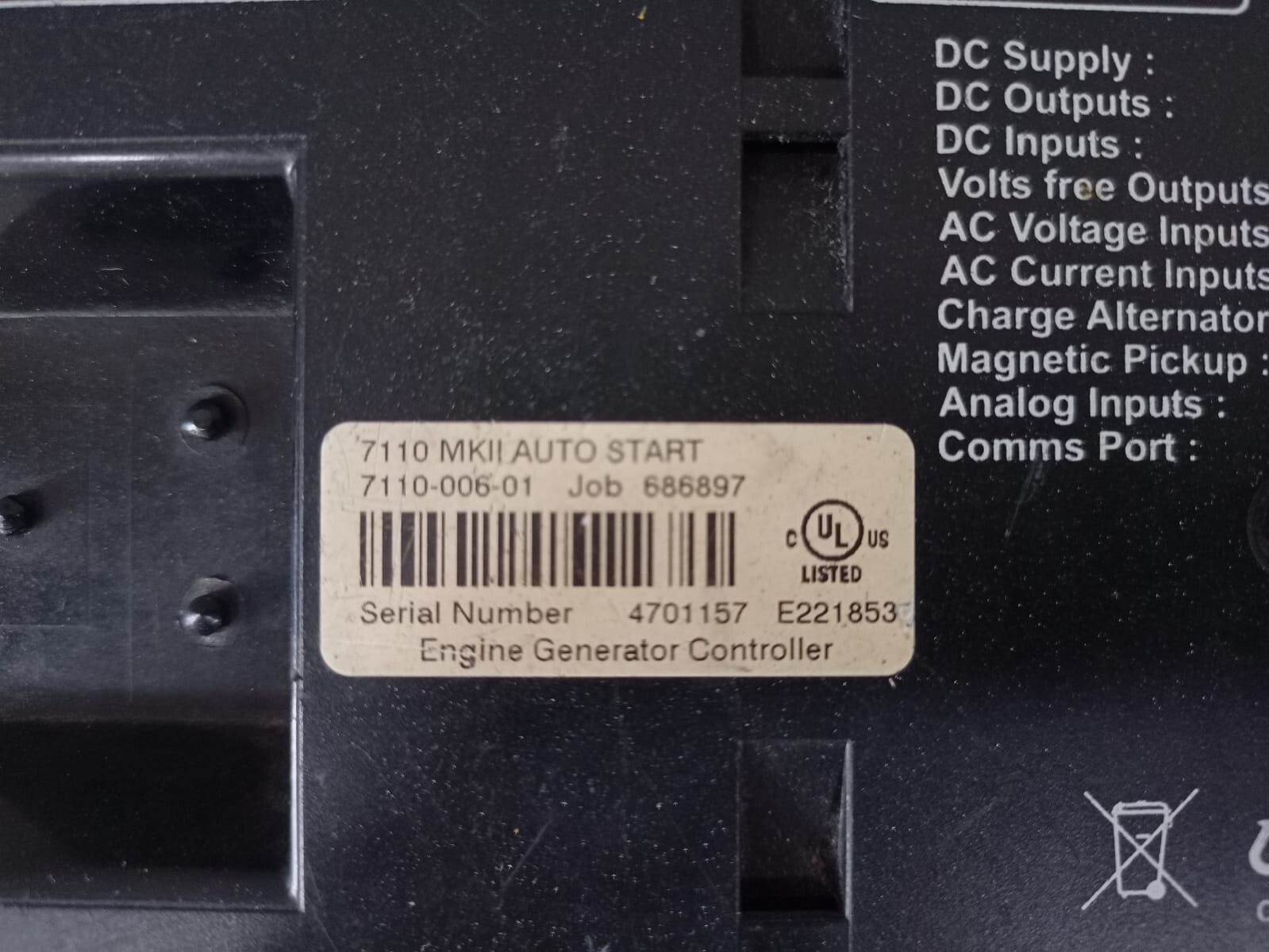 DSE DSE-7110 Deep Sea Electronics DSE 7110 MKII Auto Start Engine Generator Controller 6