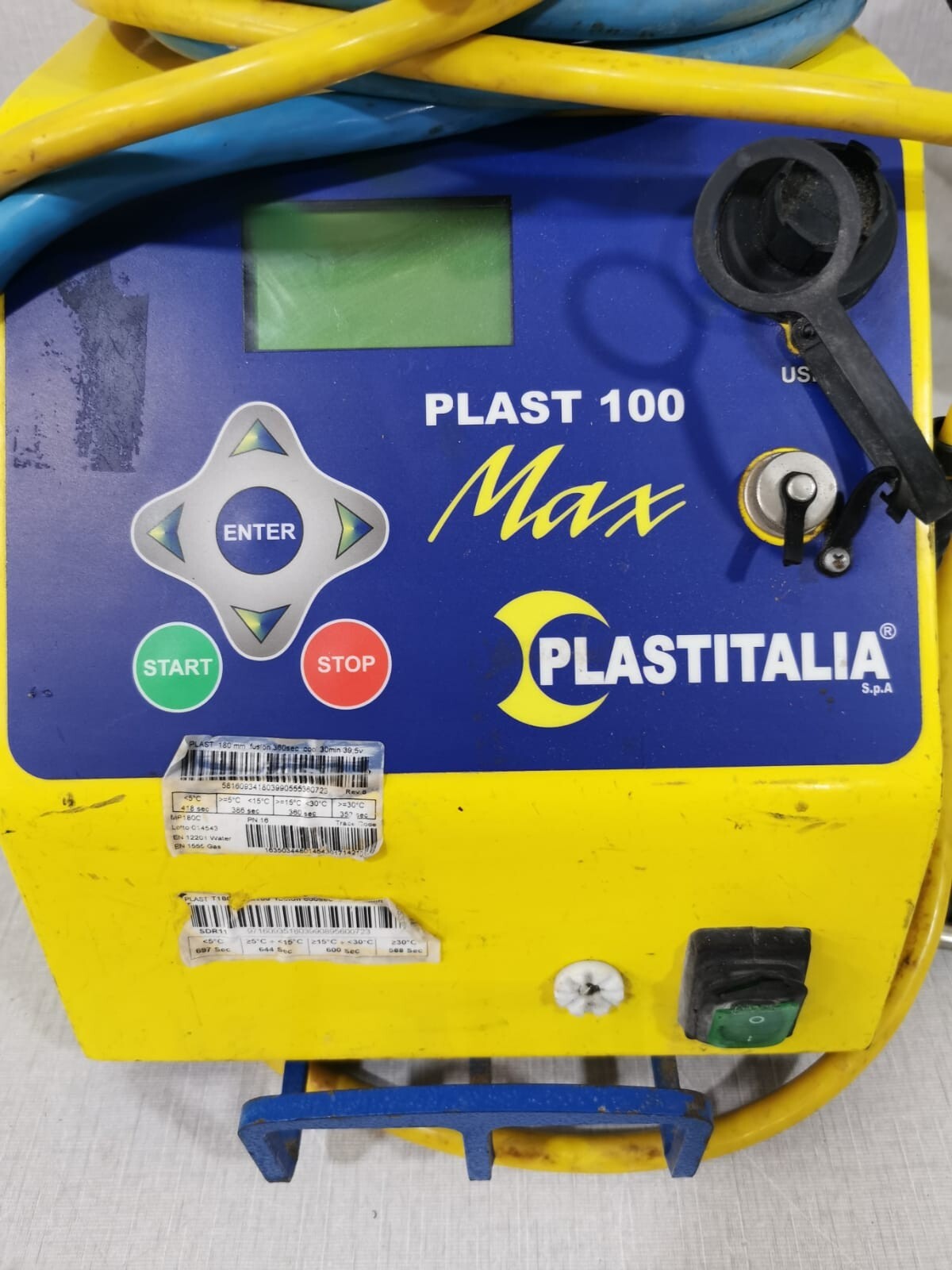 PLASTITALIA PLAST-100 PLASTITALIA PLAST 100 MAX ELECTROFUSION WELDING MACHINE - NEED A SOFTWARE 5