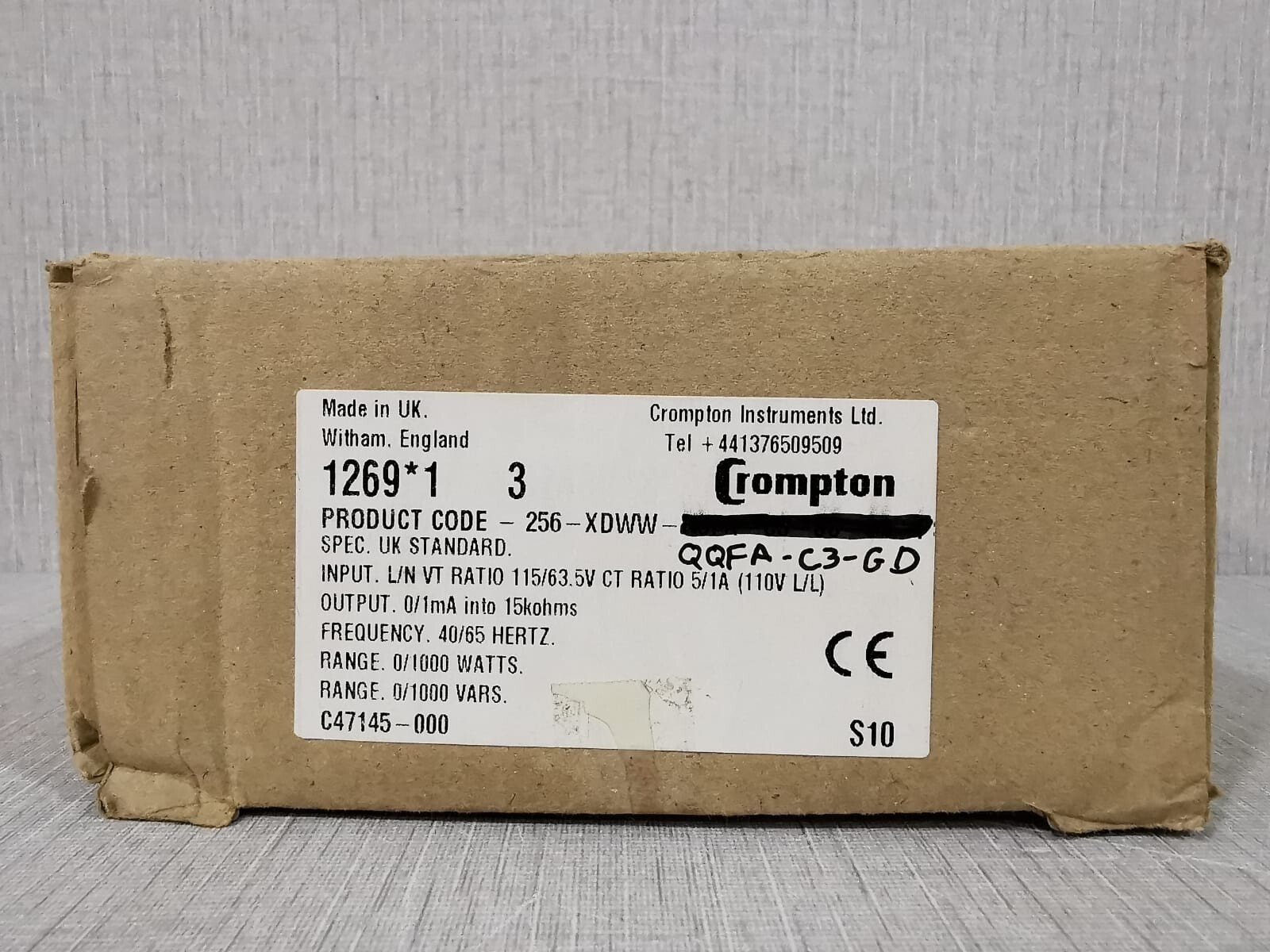 Crompton 256-XDWW CROMPTON INSTRUMENT 256-XDWW PALADIN ADVANTAGE 6