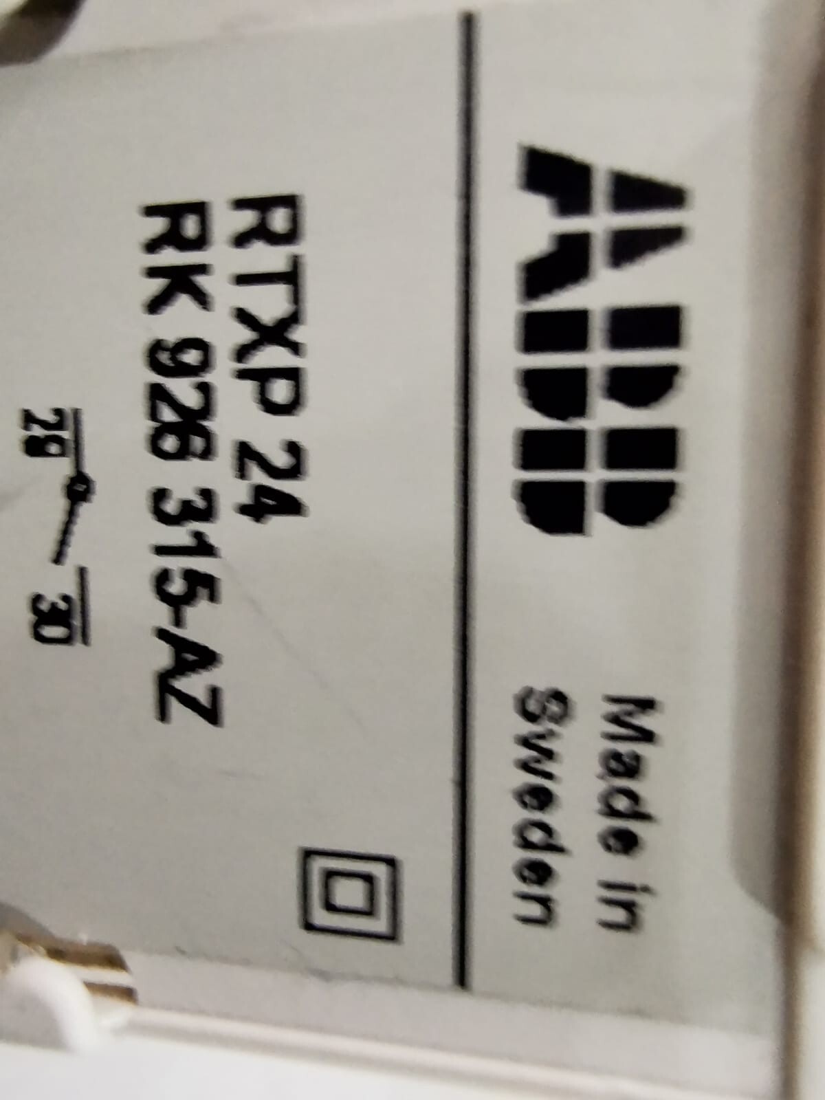ABB RK-926-315 ABB RTXP 24 RK 926 315-AZ 3
