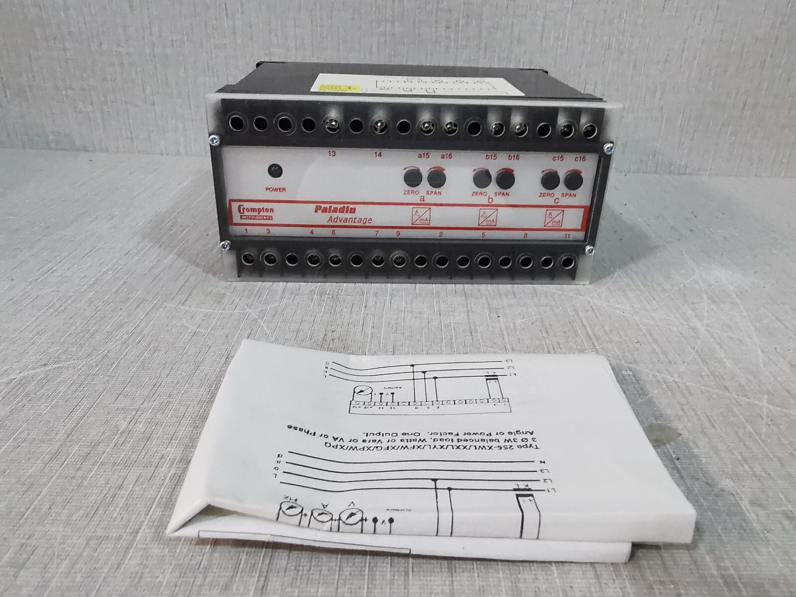 CROMPTON 256-XARW-LSFA-C6-DT 0/5.0 AMPS PALADIN ADVANTAGE