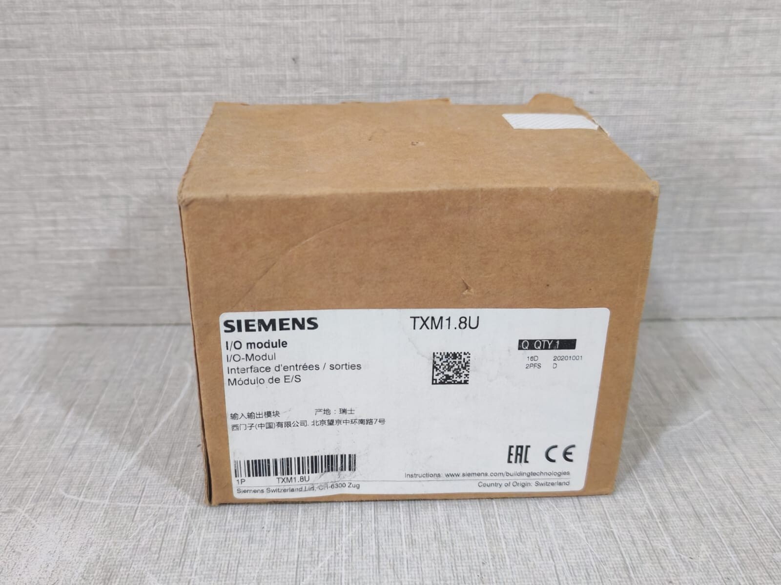 Siemens TXM1.8U Siemens TXM1.8U I/O Module- WITH OLD STOCK BOX 7