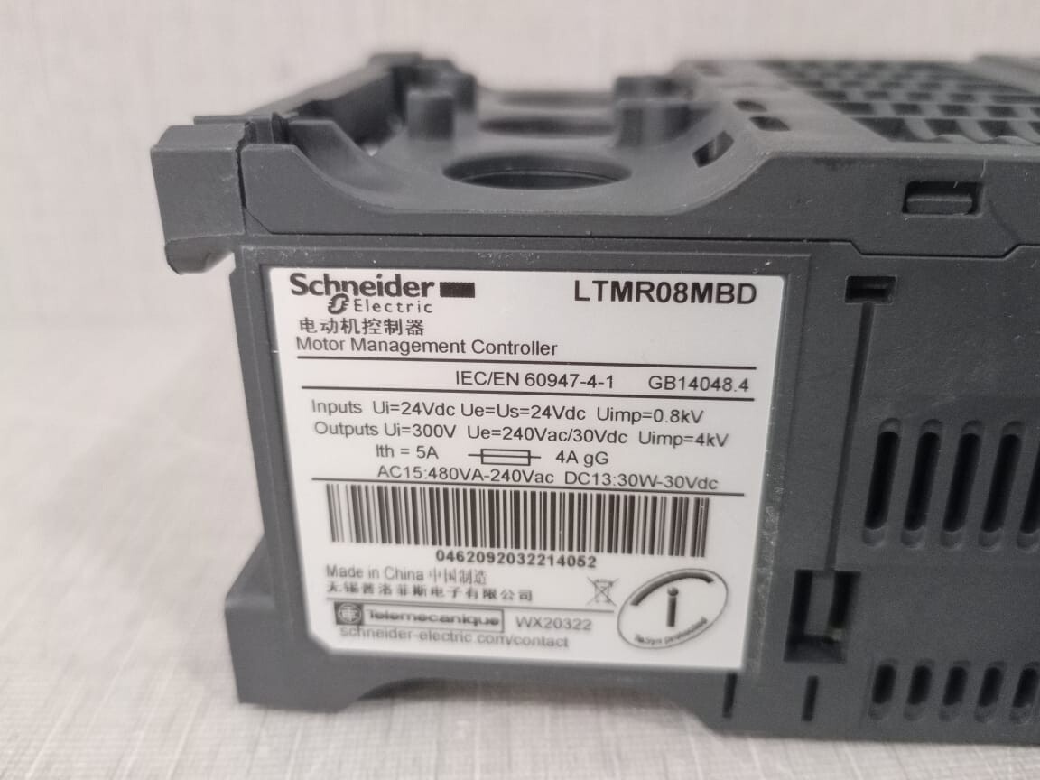 Schneider Electric LTMR08MBD Schneider Electric LTMR08MBD Motor Management Controller 3
