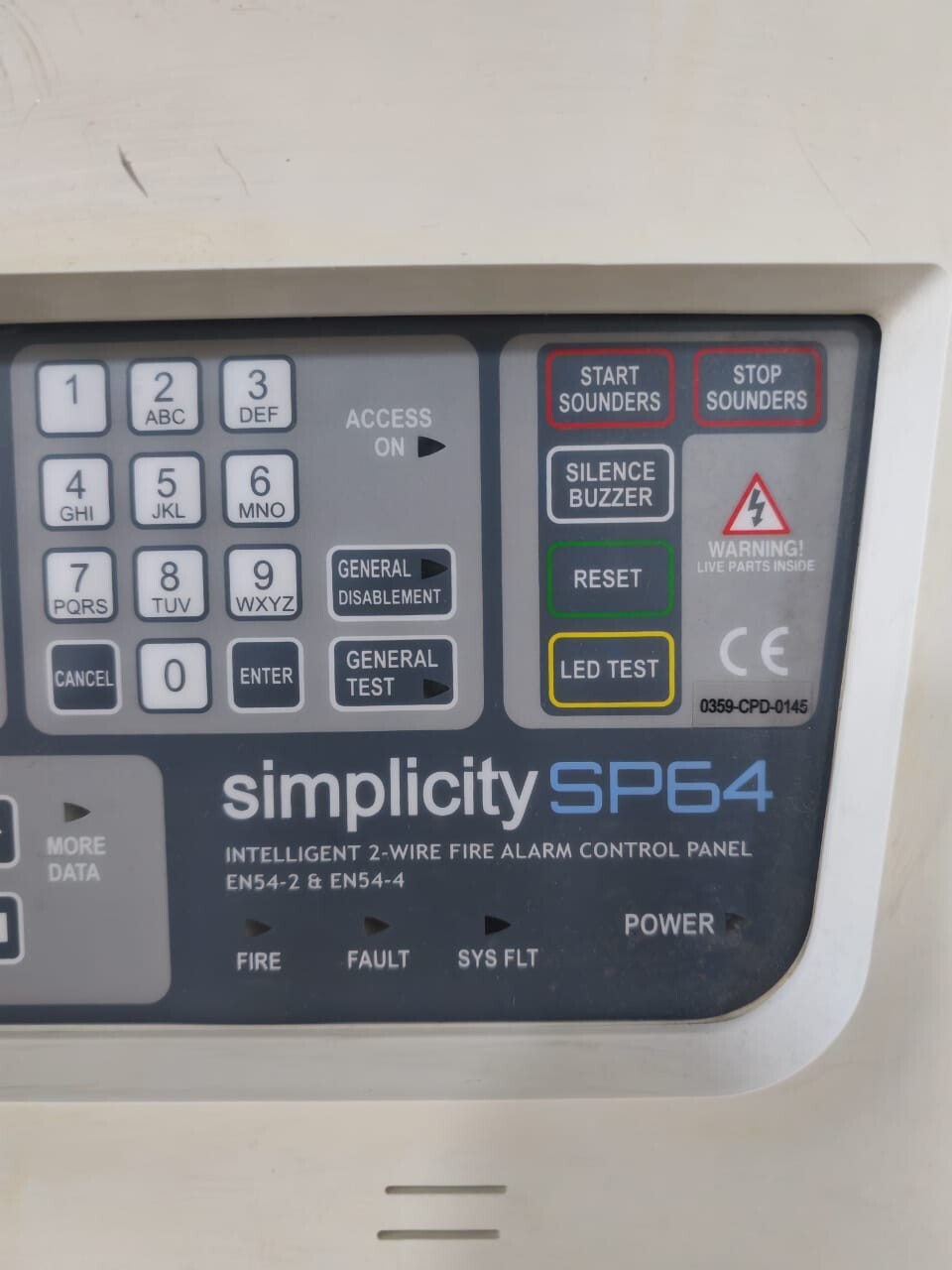 ZETA SP64/P-2 ZETA Simplicity SP64 Intelligent 2-Wire Fire Alarm Control Panel / SP64/P-2 2