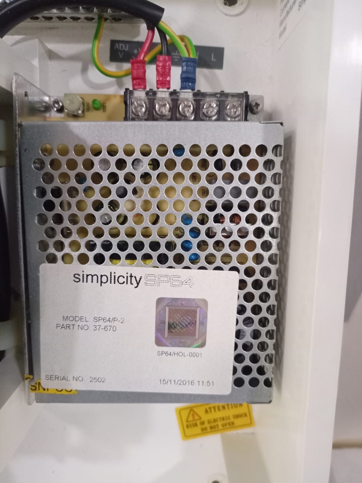 ZETA SP64/P-2 ZETA Simplicity SP64 Intelligent 2-Wire Fire Alarm Control Panel / SP64/P-2 9