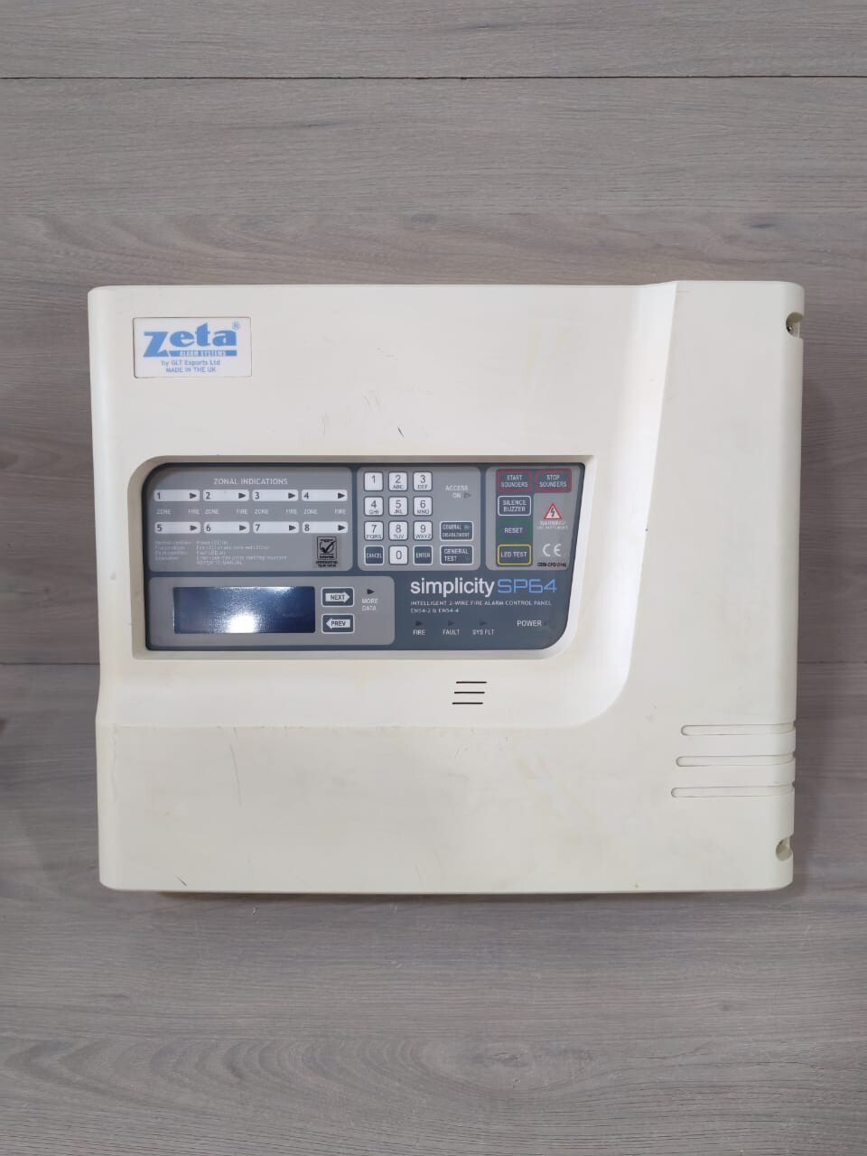 ZETA Simplicity SP64 Intelligent 2-Wire Fire Alarm Control Panel / SP64/P-2