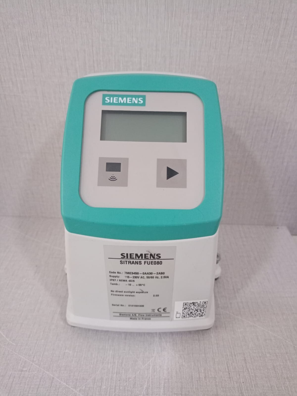 Siemens Sitrans FUE080/7ME3450-0AA30-2AB0 115-230VAC,50/60HZ,2.5VA