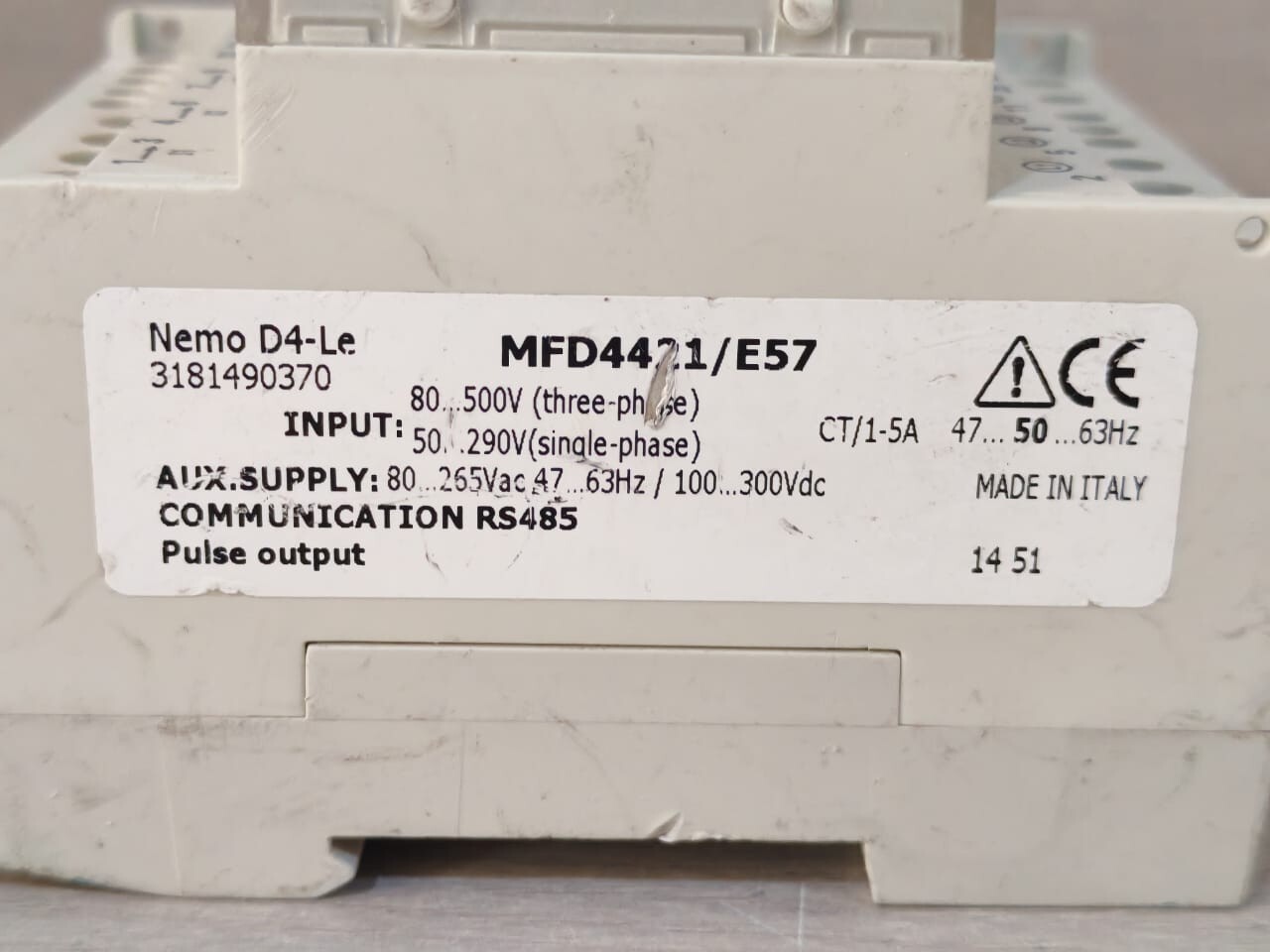 IME MFD4421 / E57 IME NEMO D4-Le MFD4421 / E57 MULTIFUNCTION INDICATOR 6