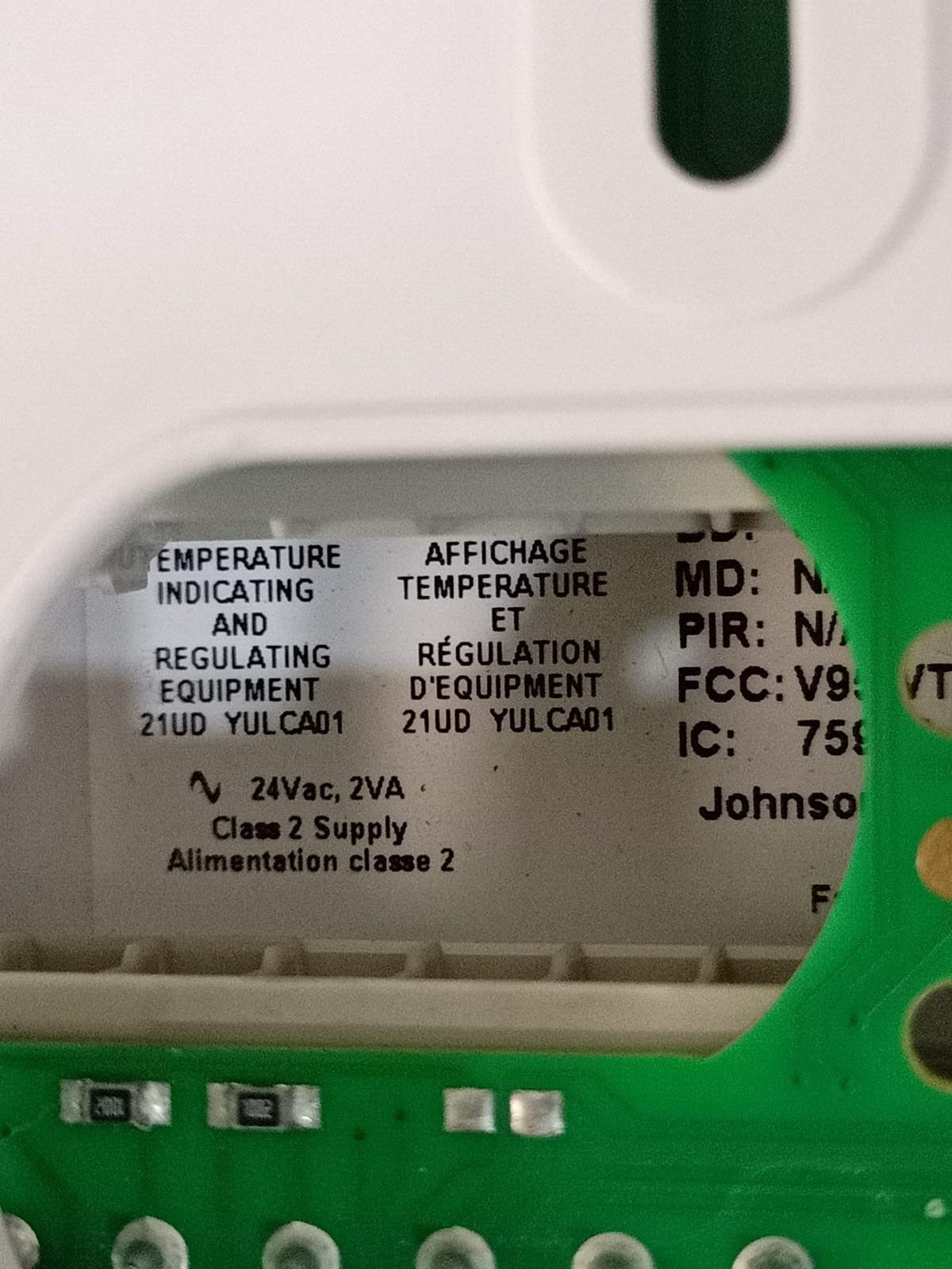 Johnson Controls T604DFH-4 Johnsons Controls T604DFH-4 -Temperature Indicating and Regulating Equipment 3