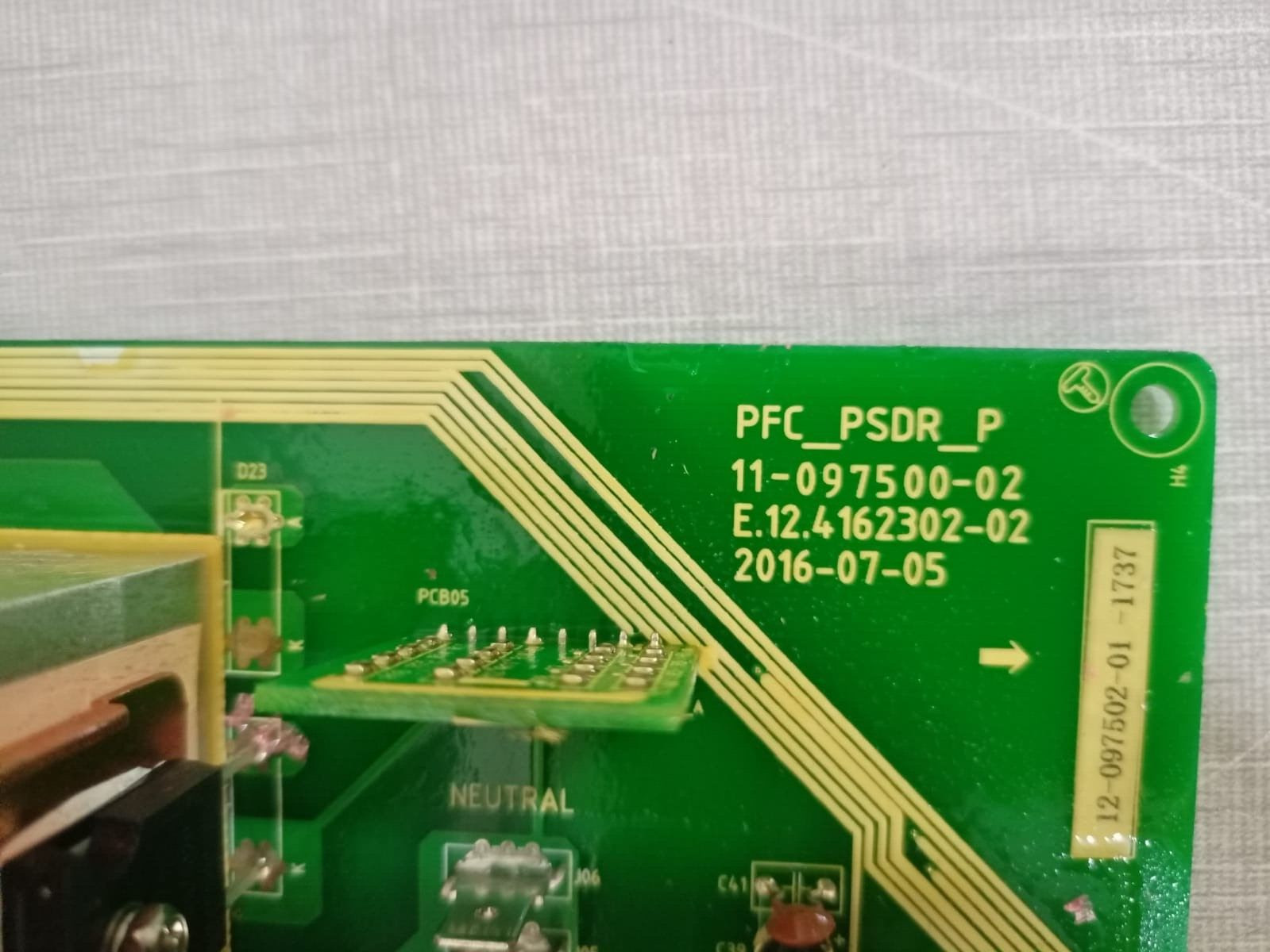 PCB PFC_PSDR_P / 11-097500-02 / E.12.4162302-02 PFC_PSDR_P / 11-097500-02 / E.12.4162302-02 Power Supply Printed Circuit Board 8