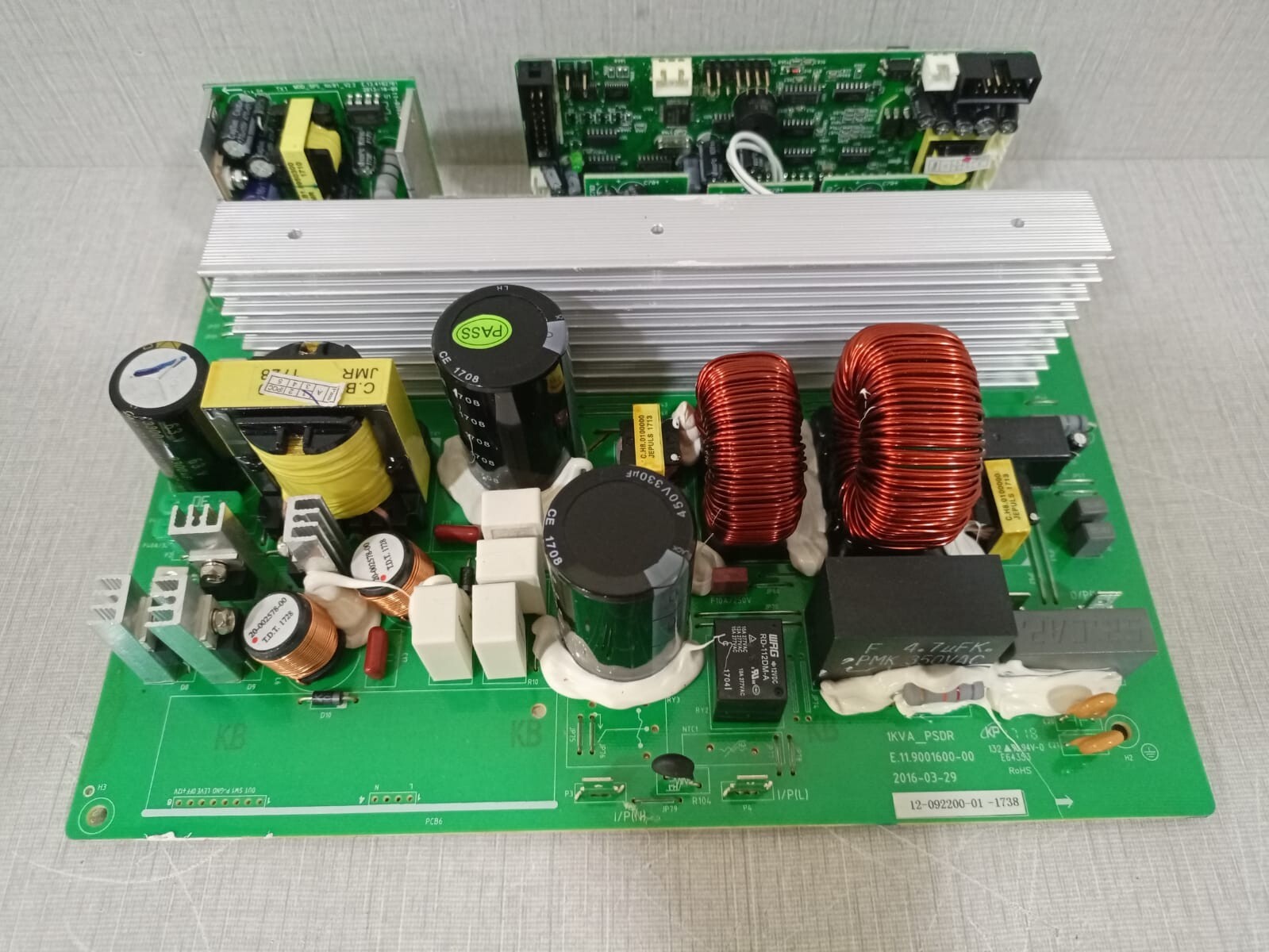 1KVA PSDR / 1KVA_PSDR E.11.9001600-00 / 12-092200-01-1738 PRINTED CIRCUIT BOARD