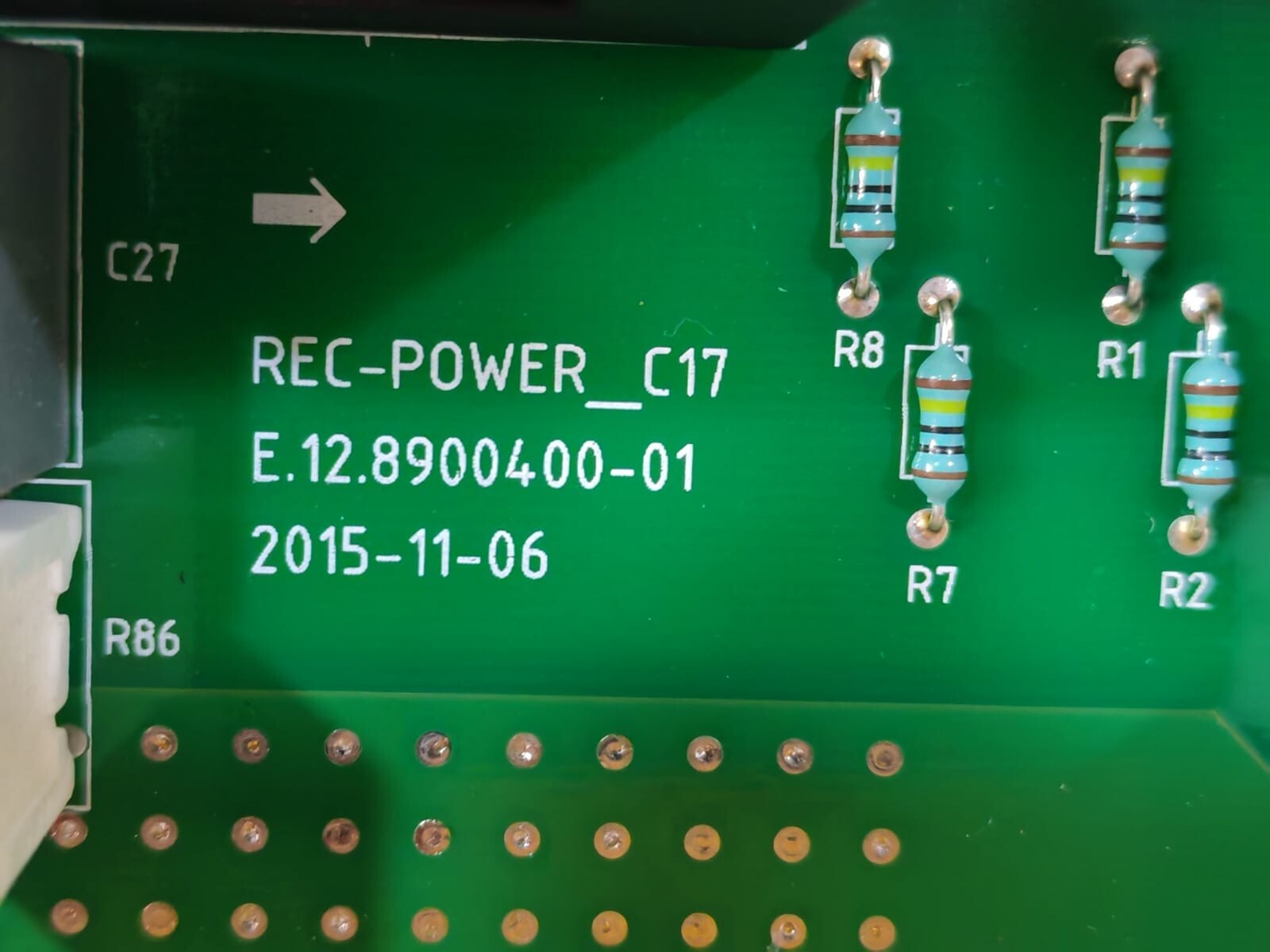 PCB REC-POWER_C17 / E.12.890040-01 REC-POWER_C17 / E.12.890040-01 Power Supply Printed Circuit Board 2