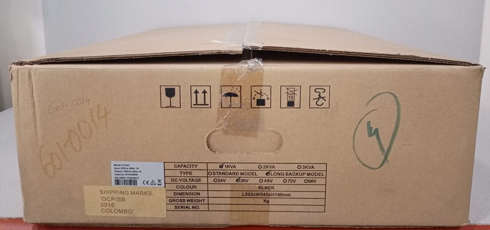 Orange Electric 1KVAH / 1KVA Orange Electric 1KVAH / 1KVA Long BackUp Model 36V RT SeriesTrue Online UPS 4