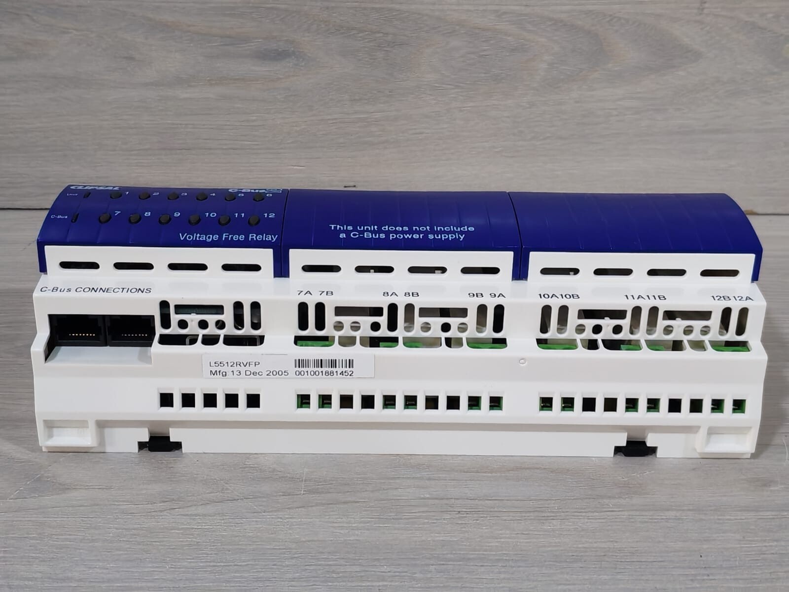 Clipsal L5512RVF / L5512RVFP CLIPSAL L5512RVF/ L5512RVFP 12 CH VOLTTAGE FREE RELAY MFG-2005 8