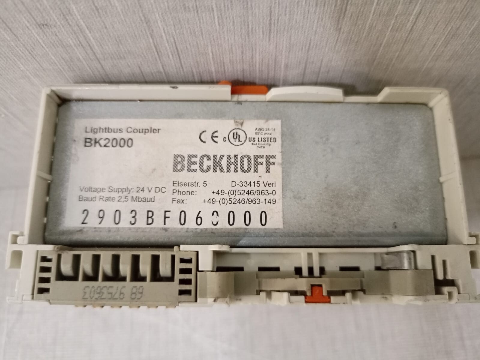 Beckhoff BK2000 Beckhoff BK2000 Lightbus Coupler 4