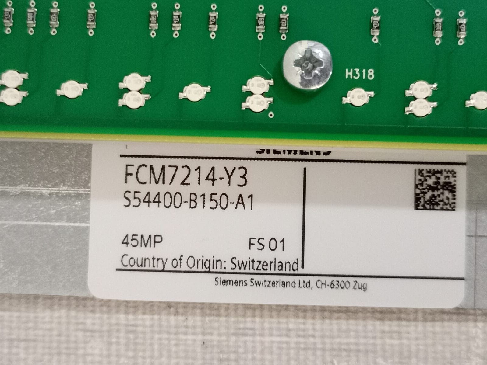 Siemens FCM7214-Y3 SIEMENS FCM7214-Y3 FIRE CONTROL PANEL 2