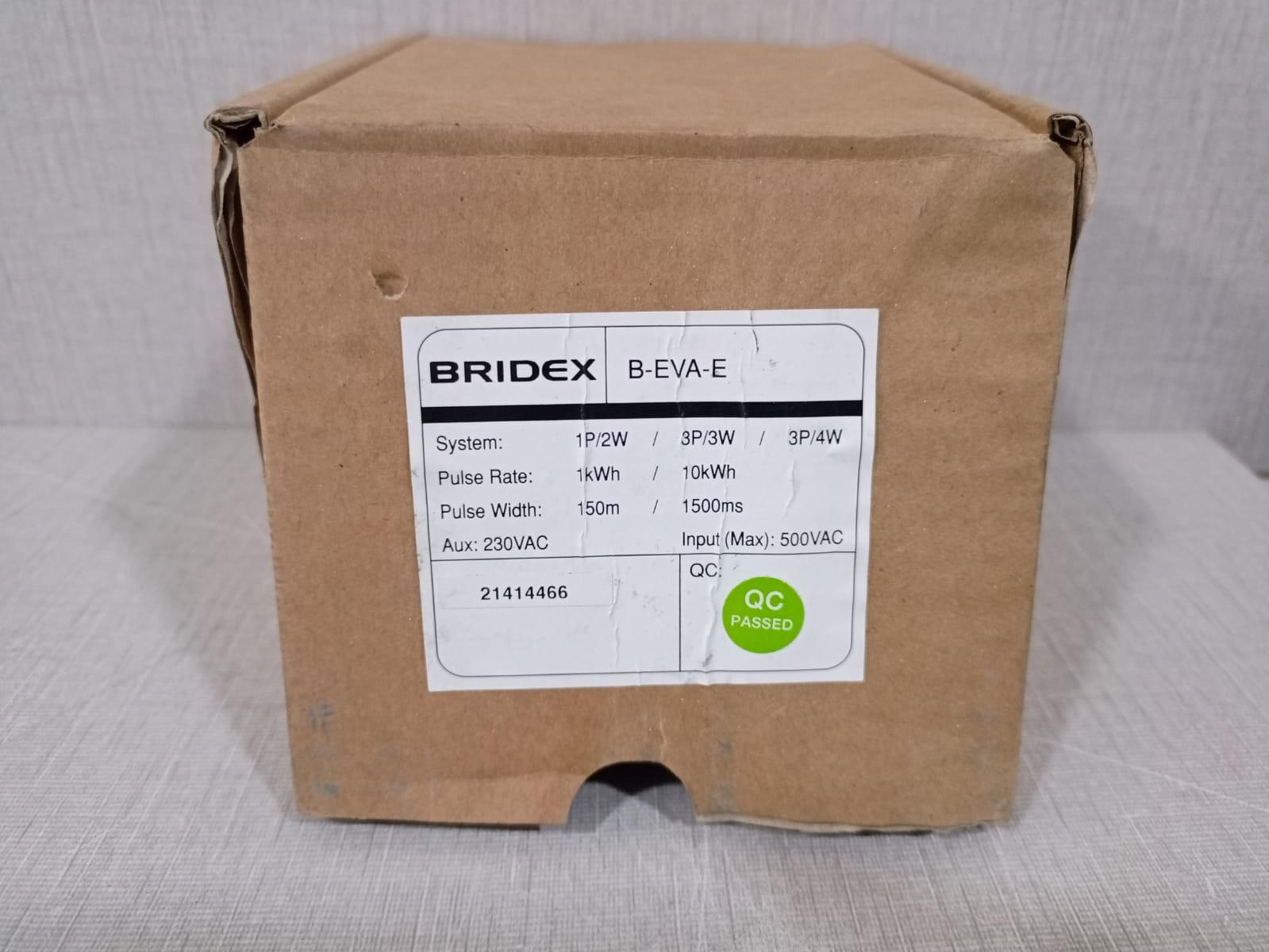 BRIDEX B-EVA-E  / EVA-E BRIDEX B-EVA-E / BRIDEX EVA-E Energy Meter 230VAC 7