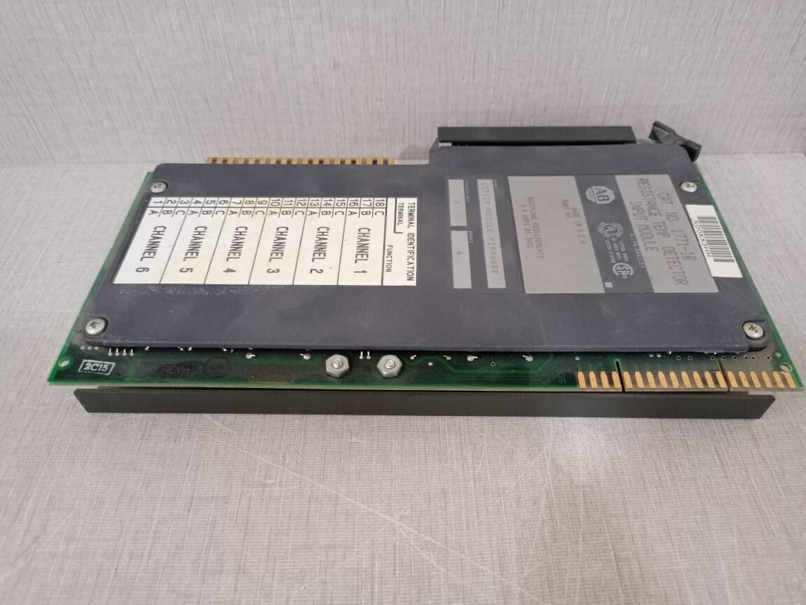 Allen-Bradley 1771-IR | Ser A | Rev K Allen Bradley 1771-IR Input Module Resistance Temp. Detector / Ser A / Rev K 2