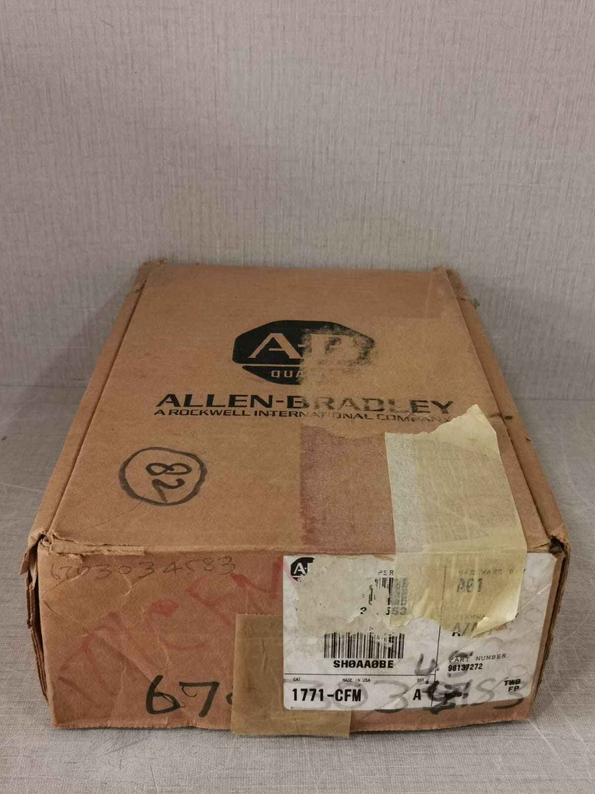 Rockwell Automation 1771-CFM Allen Bradley 1771-CFM A Configurable Flowmeter Module | Ser A | F/W Rev A 10