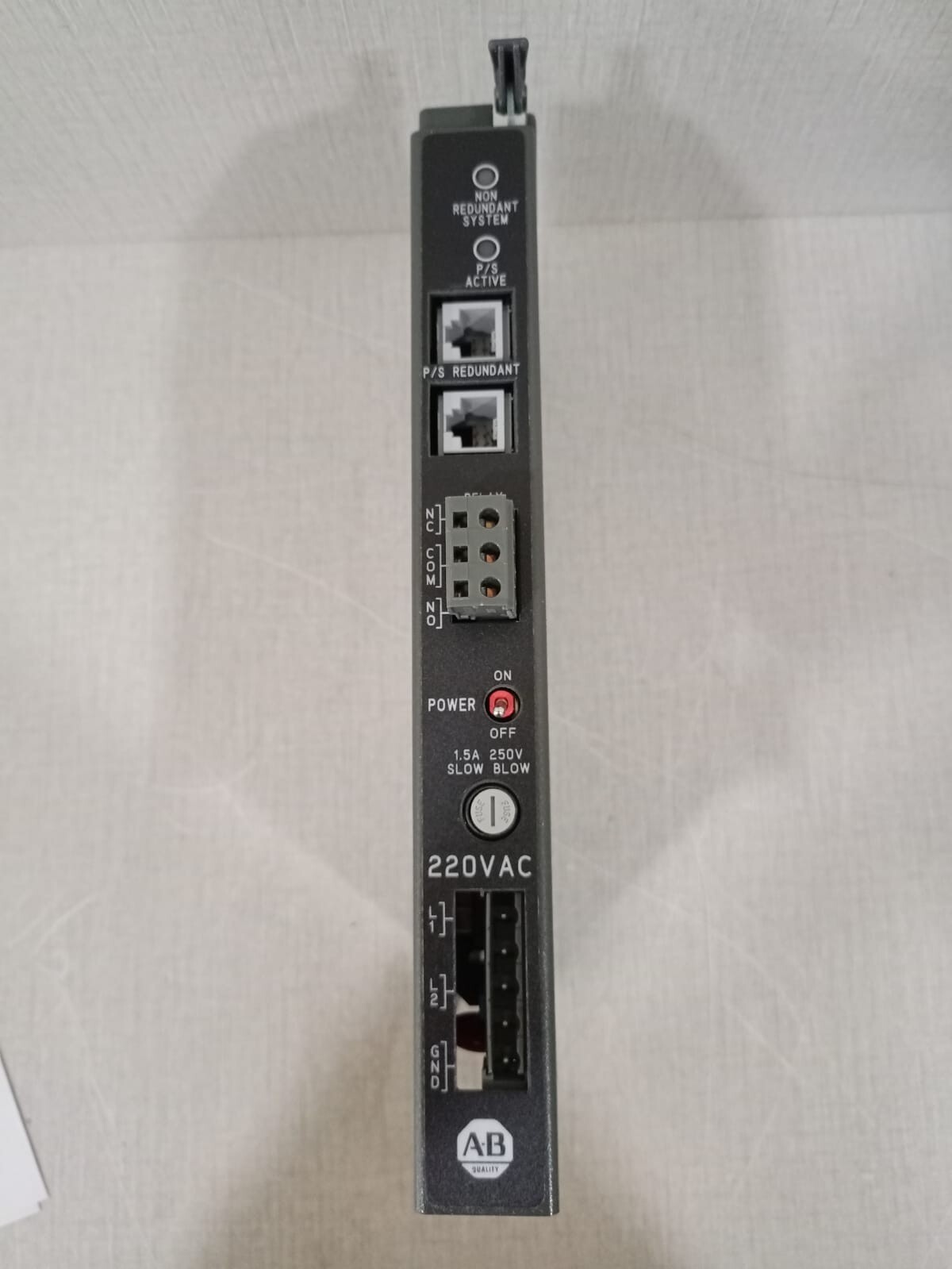 Allen-Bradley 1771-P6R Allen Bradley 1771-P6R Rebundant Power Supply Module | Ser B | 220VAC 5