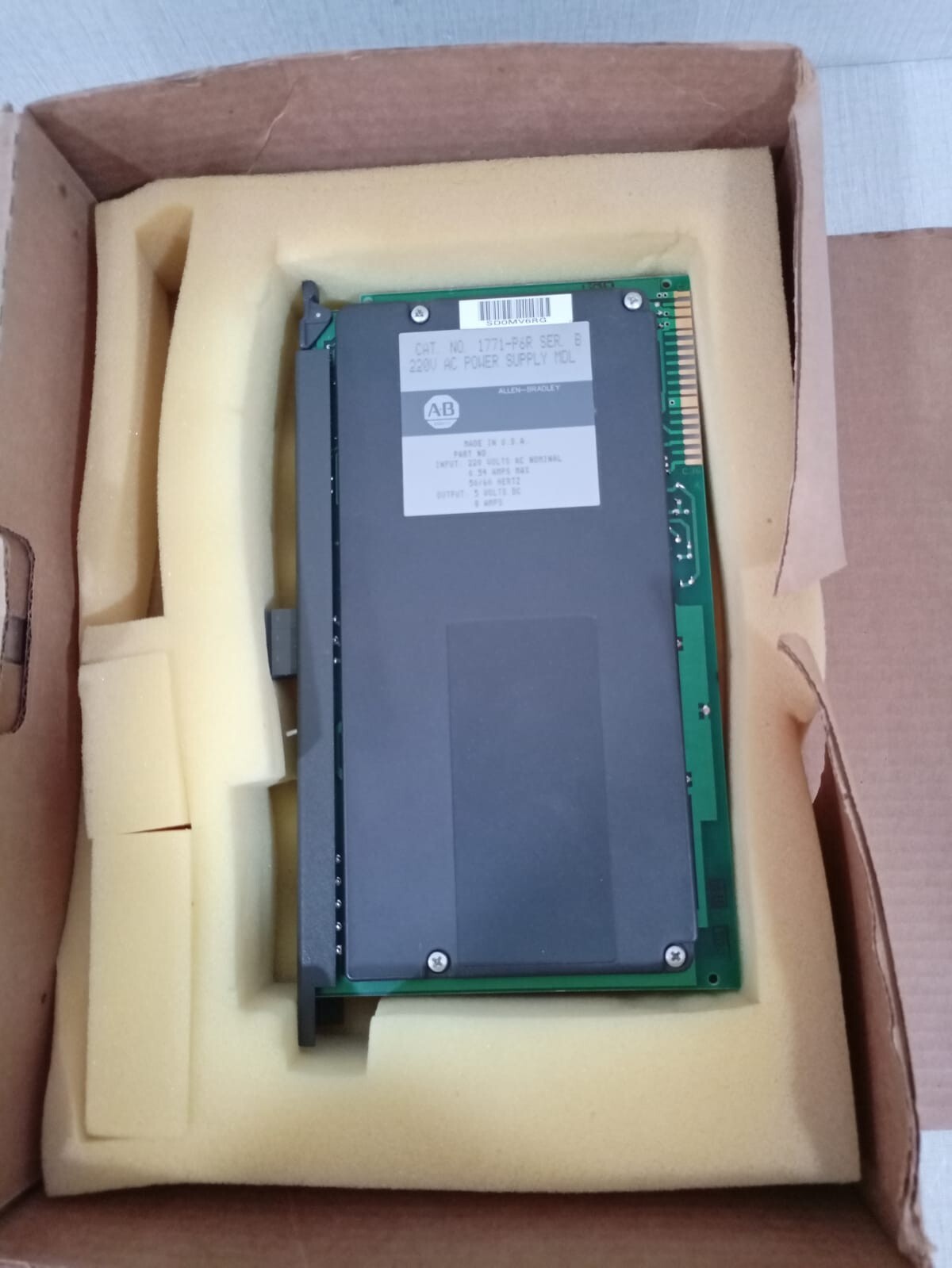 Allen Bradley 1771-P6R Rebundant Power Supply Module | Ser B | 220VAC