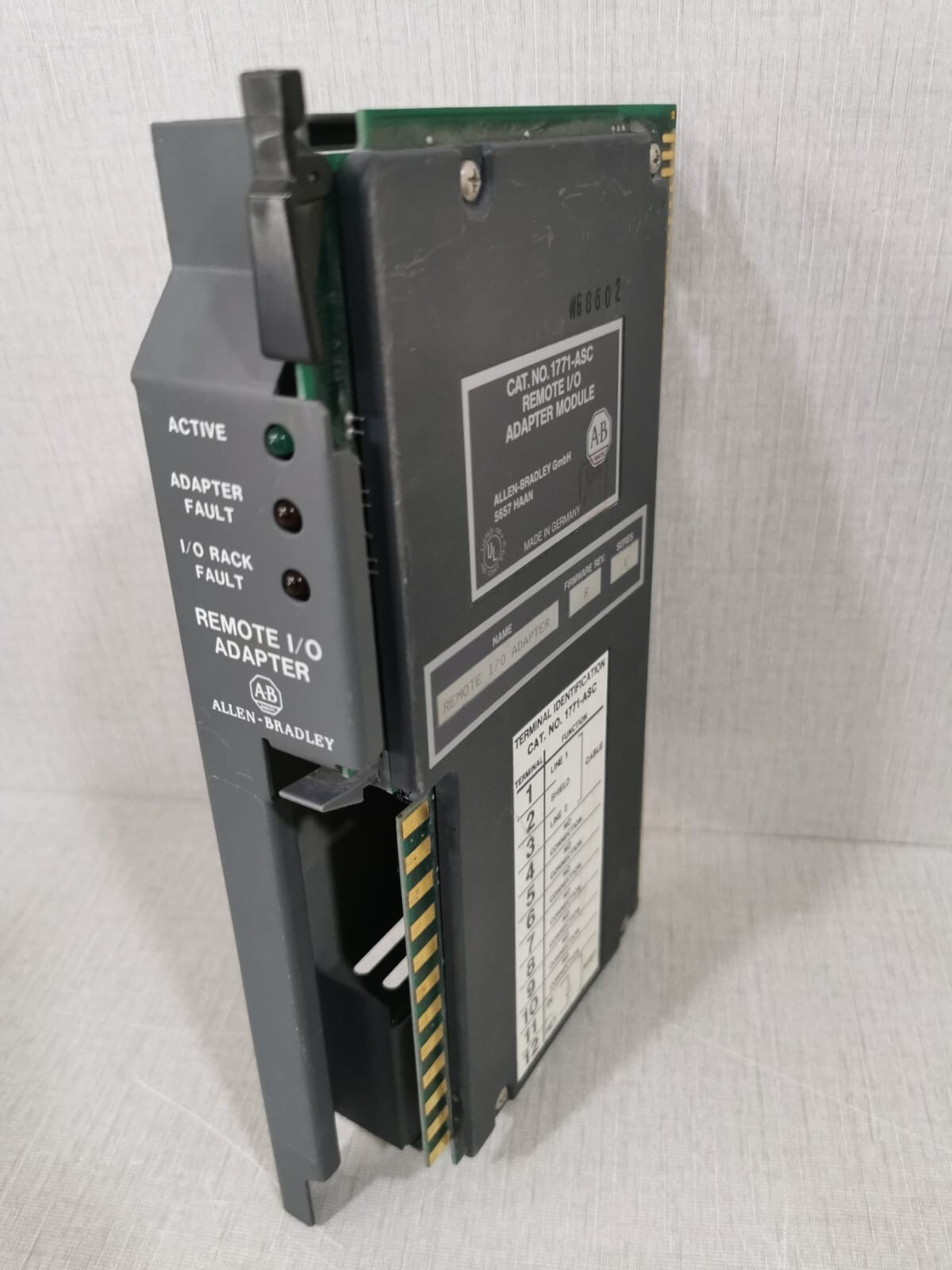 Allen-Bradley 1771-ASC Allen Bradley 1771-ASC Remote I/O Adapter Module Firmware Rev. F |Ser E 4