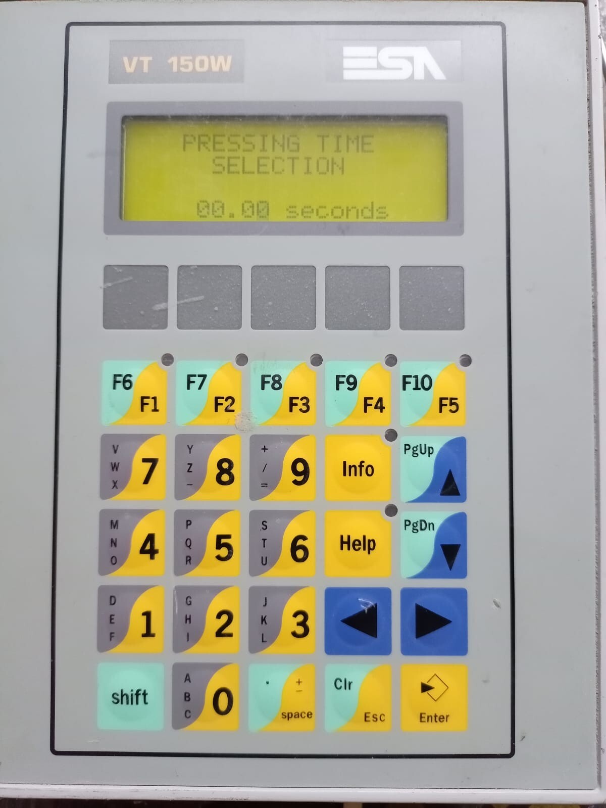 ESA VT150W00000 REV.1.1 ESA VT150W / VT150W00000 REV.1.1 Operator Panel 4