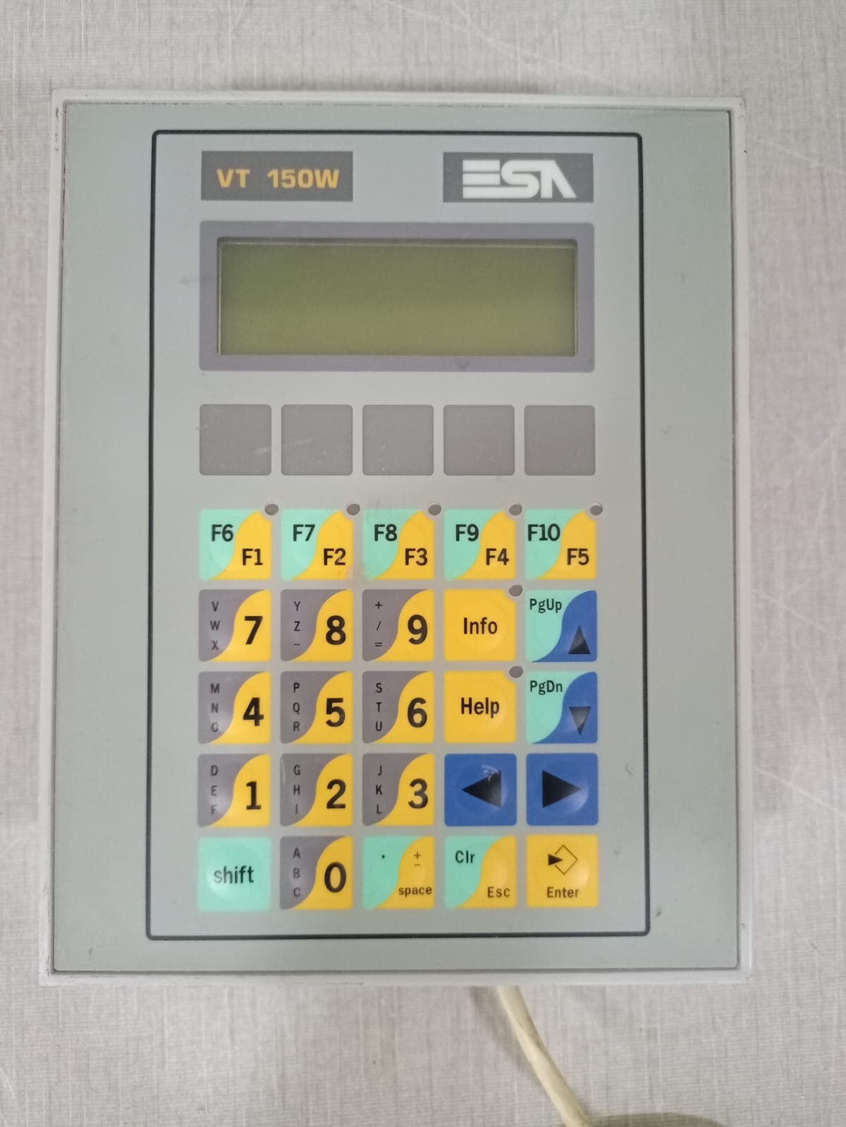 ESA VT150W00000 REV.1.1 ESA VT150W / VT150W00000 REV.1.1 Operator Panel 5