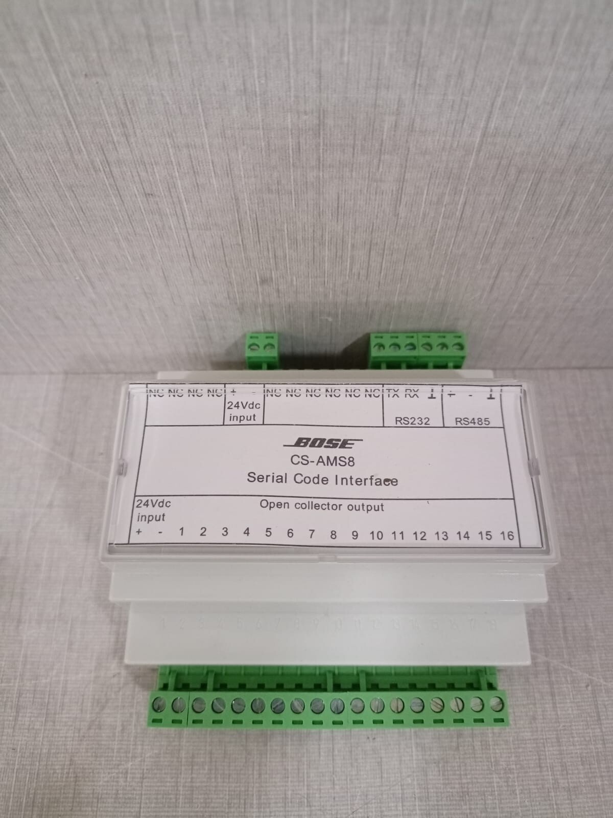 BOSE CS-AMS8 BOSE CS-AMS8 Serial Code Interface / CSAMS-8 CSSCI 12-24vdc 1.2w max 3