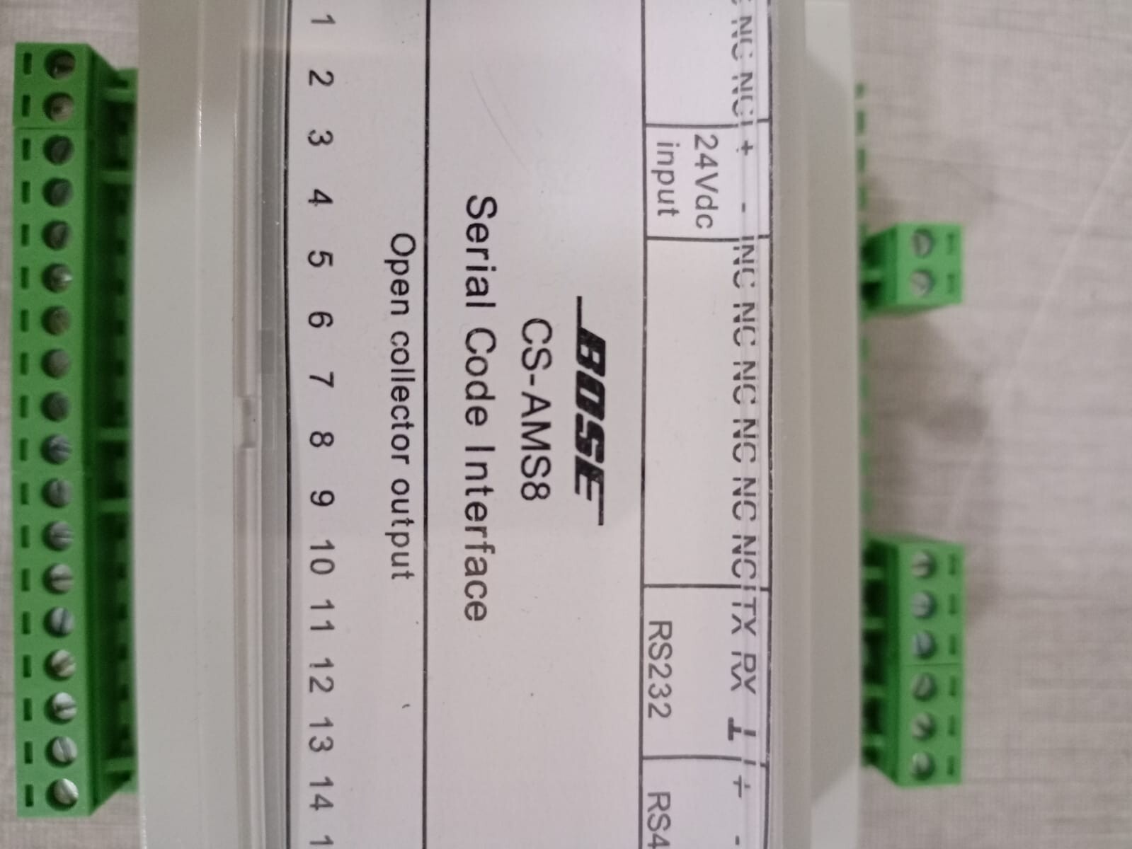 BOSE CS-AMS8 BOSE CS-AMS8 Serial Code Interface / CSAMS-8 CSSCI 12-24vdc 1.2w max 4