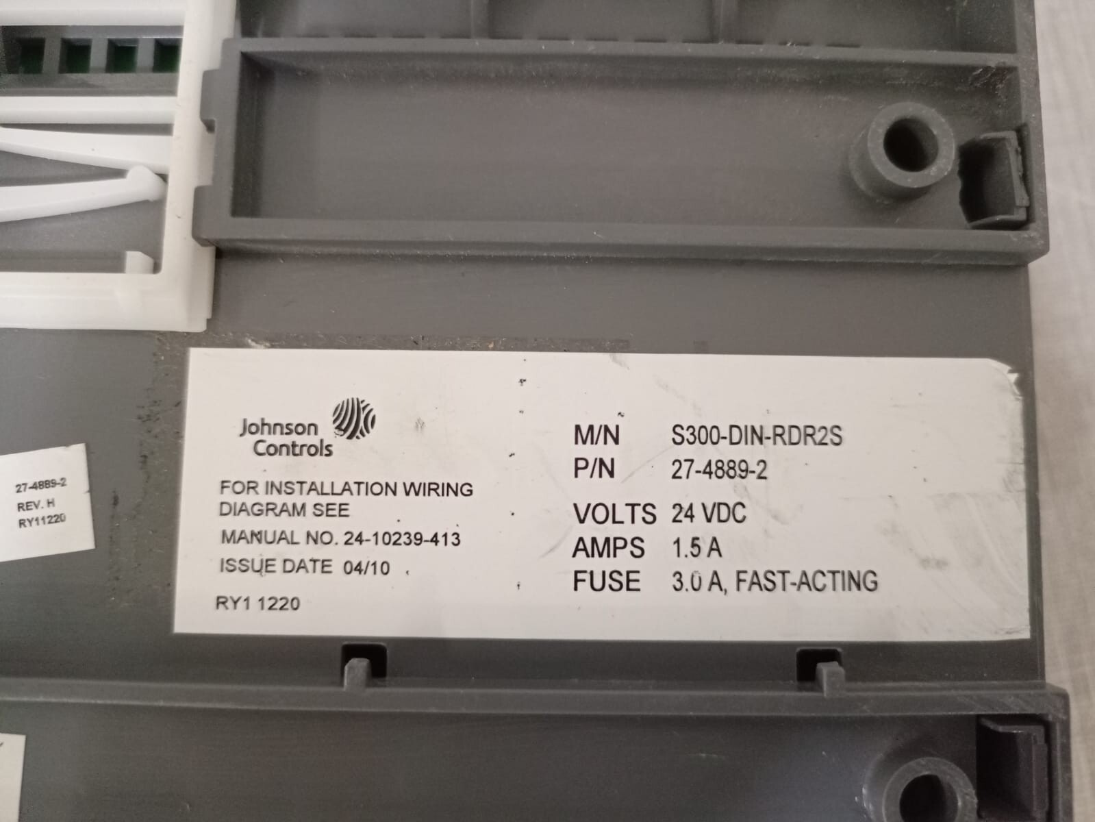 Johnson Controls RDR2S Johnson Controls Cardkey RDR2S S300-DIN-RDR2S Door Interface Module 4