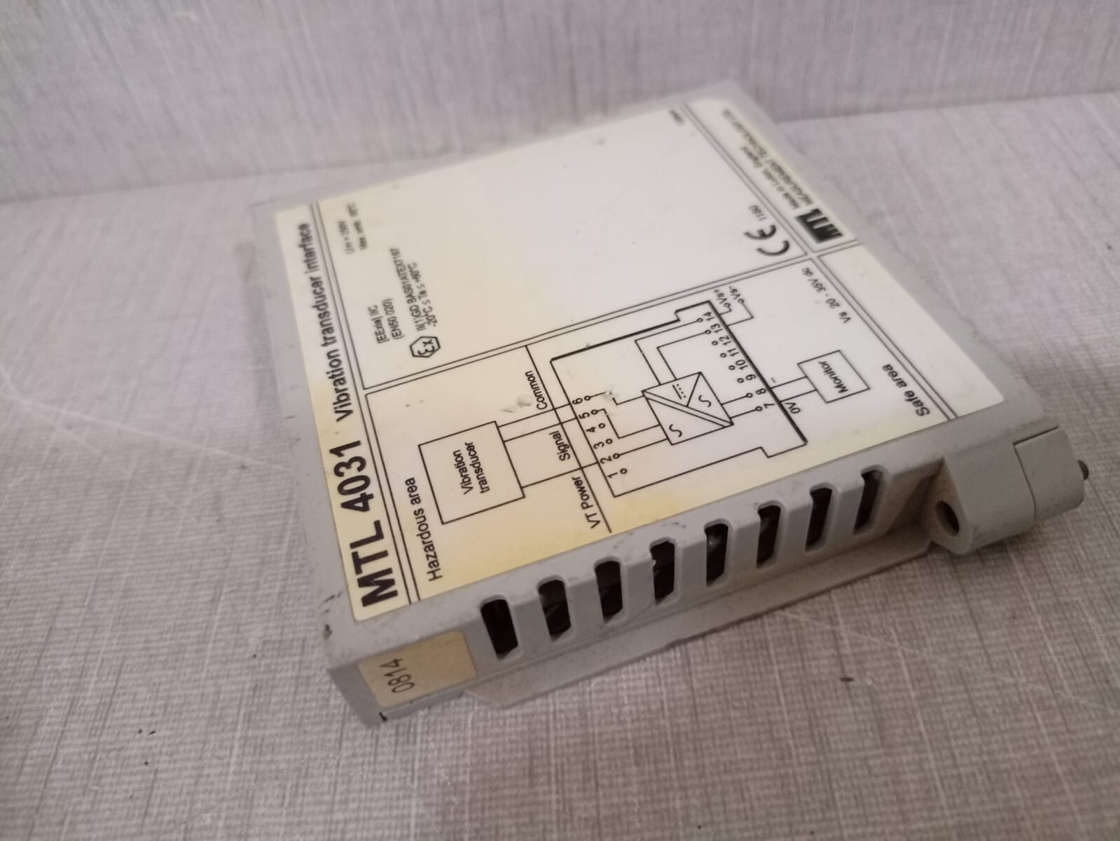 MTL MTL 4031 MTL4031 Vibration Transducer Interface 4